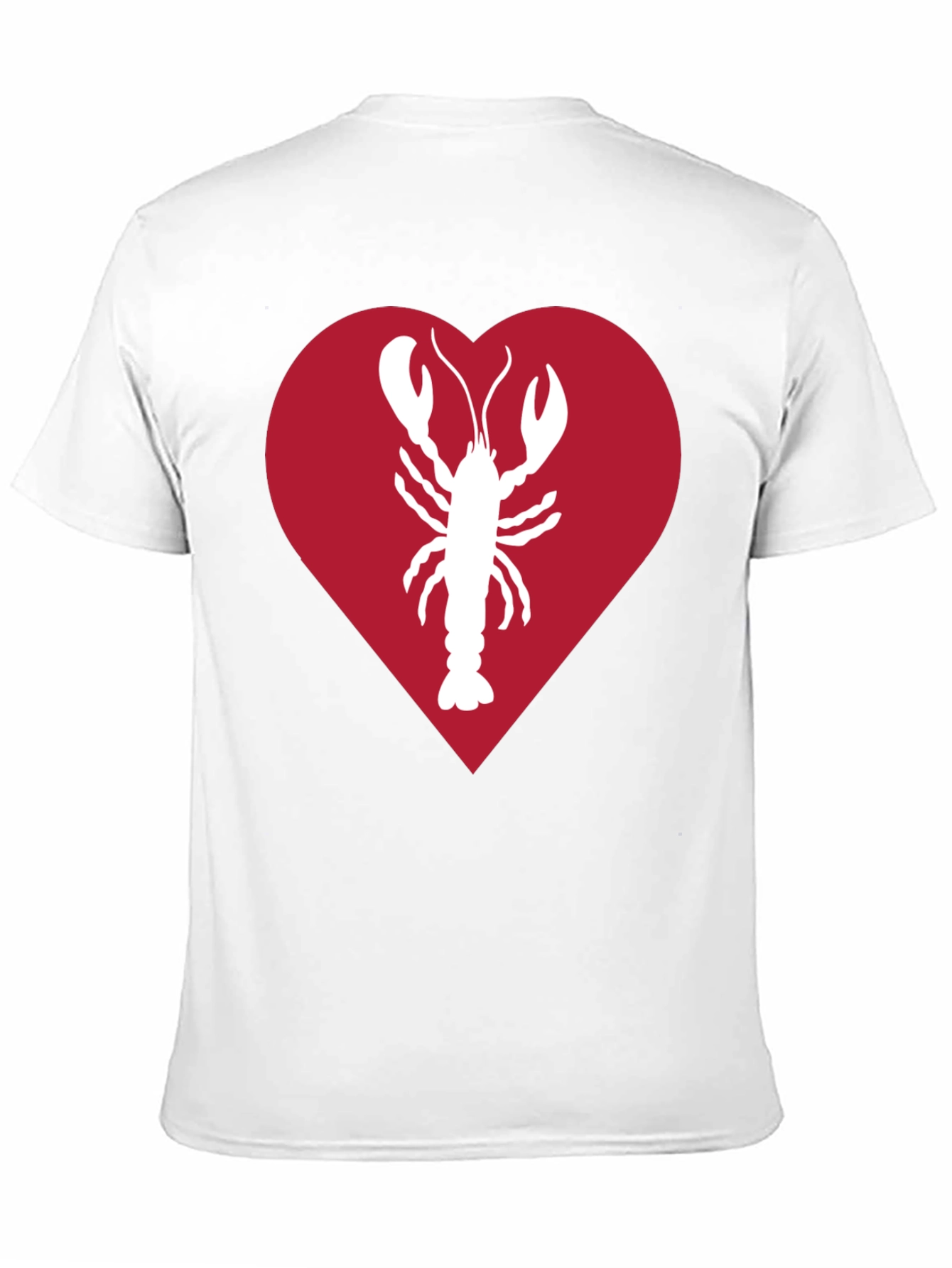Lobster Heart Graphic Tee - Black Unisex Shirt