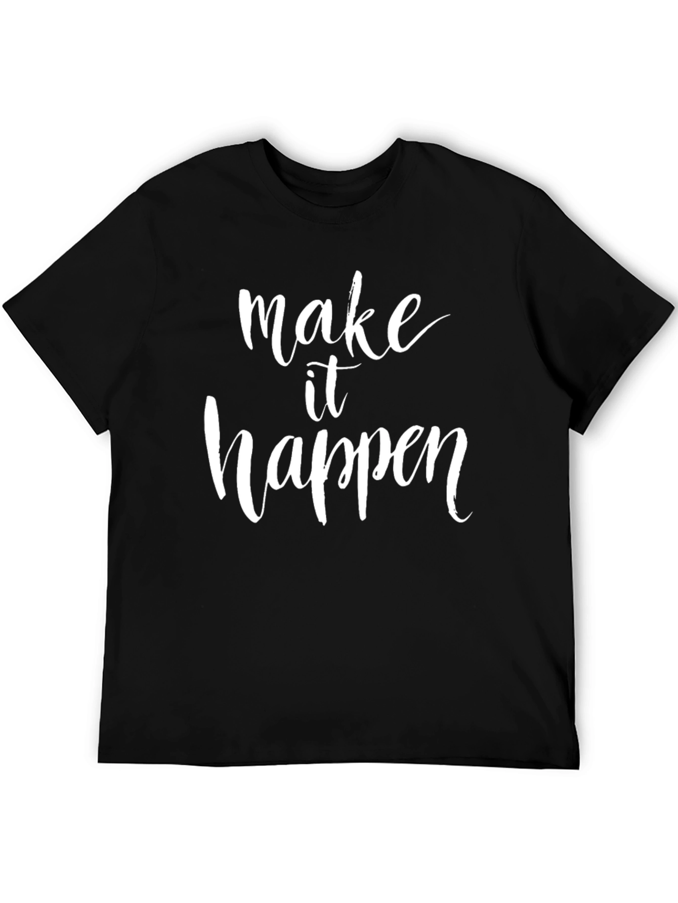 Make It Happen Black Tee