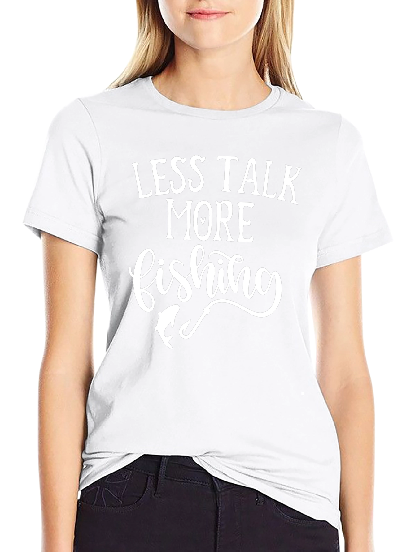 Less Talk More Fishing Graphic Tee