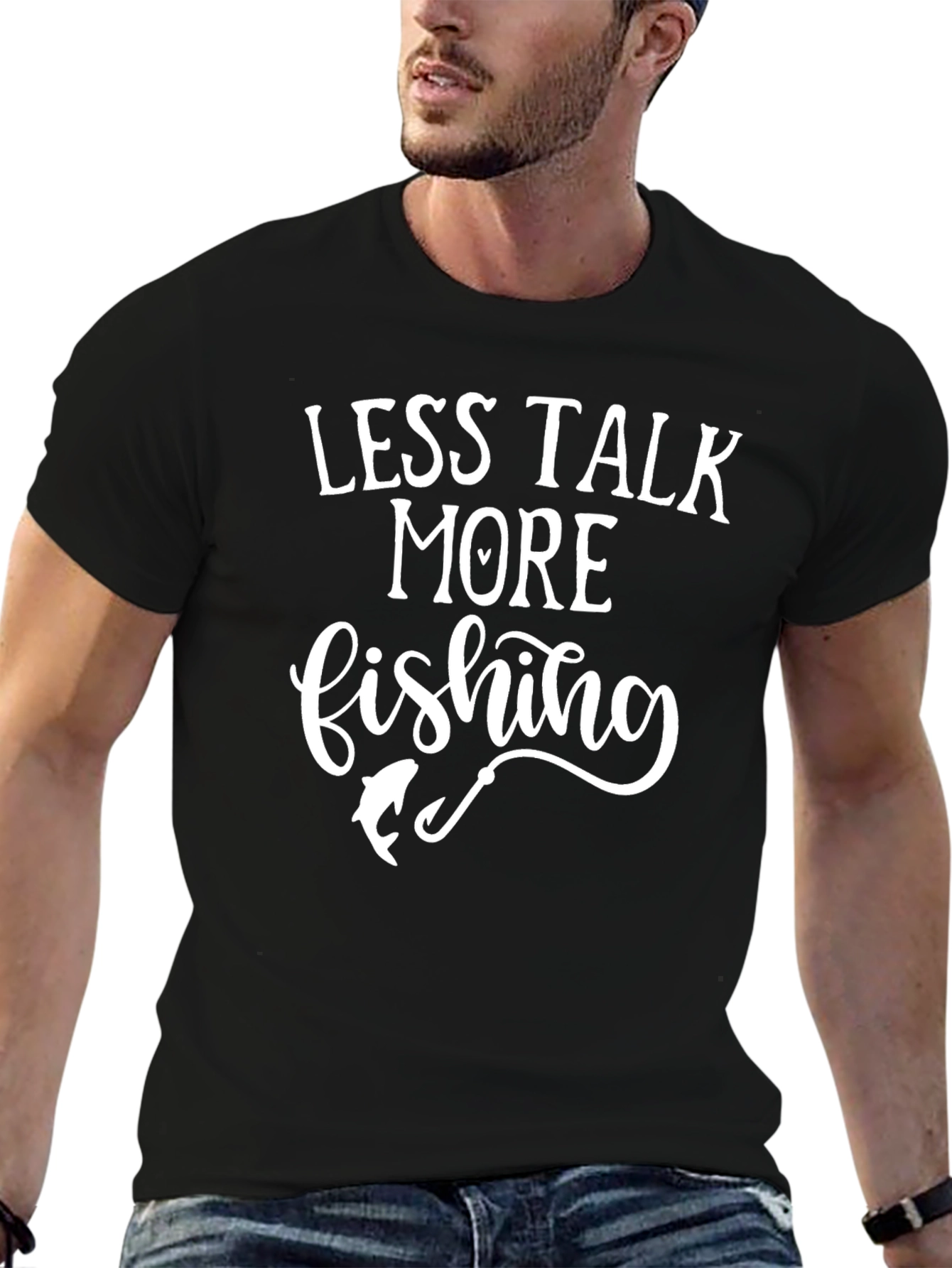 Less Talk More Fishing Graphic Tee