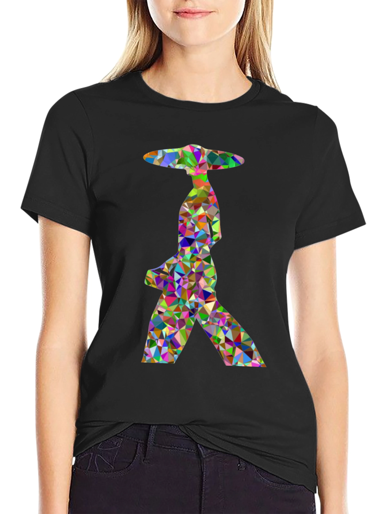 Abstract Geometric Polygon T-Shirt
