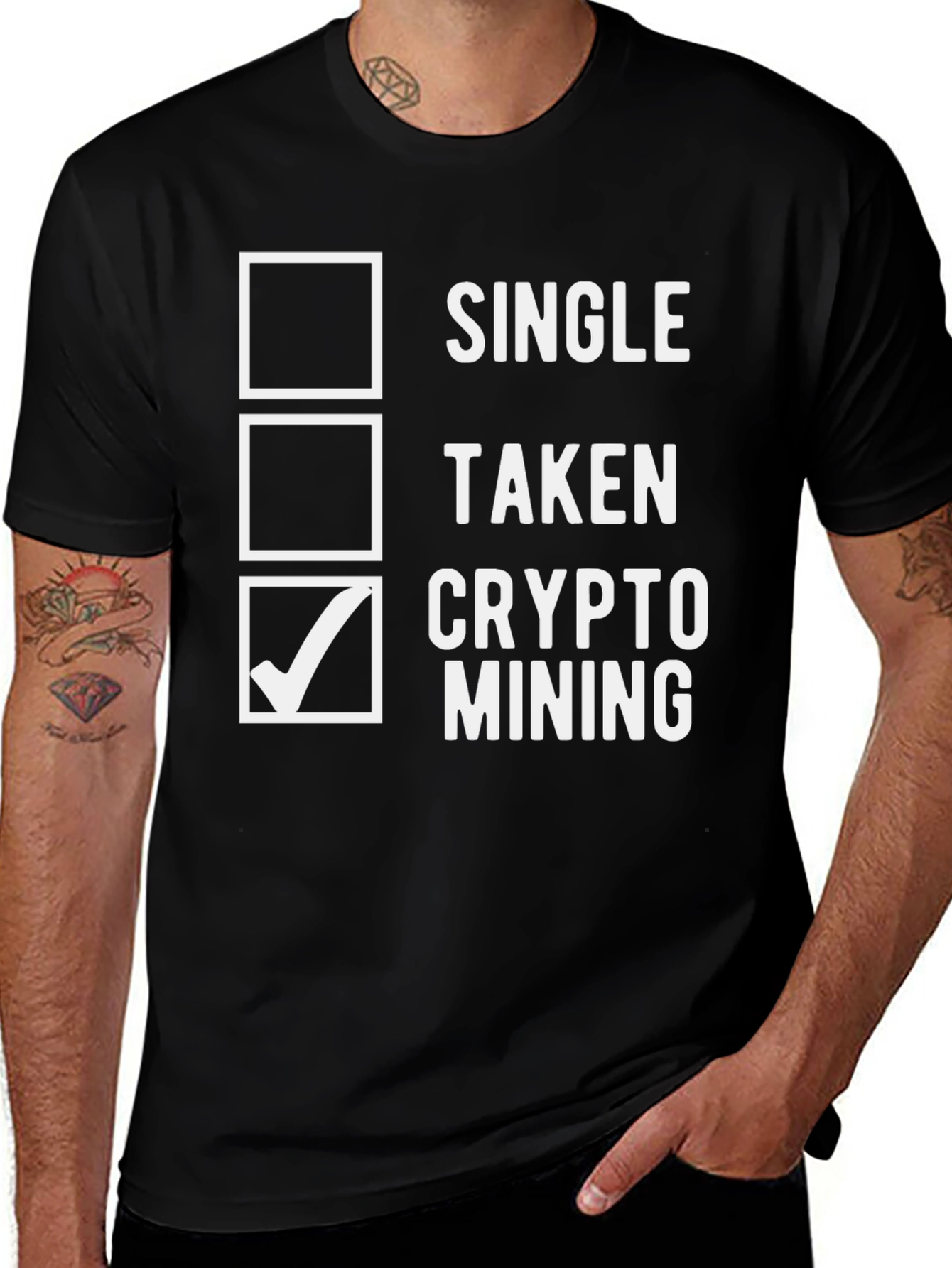 Crypto Mining T-Shirt - Single Taken Mining