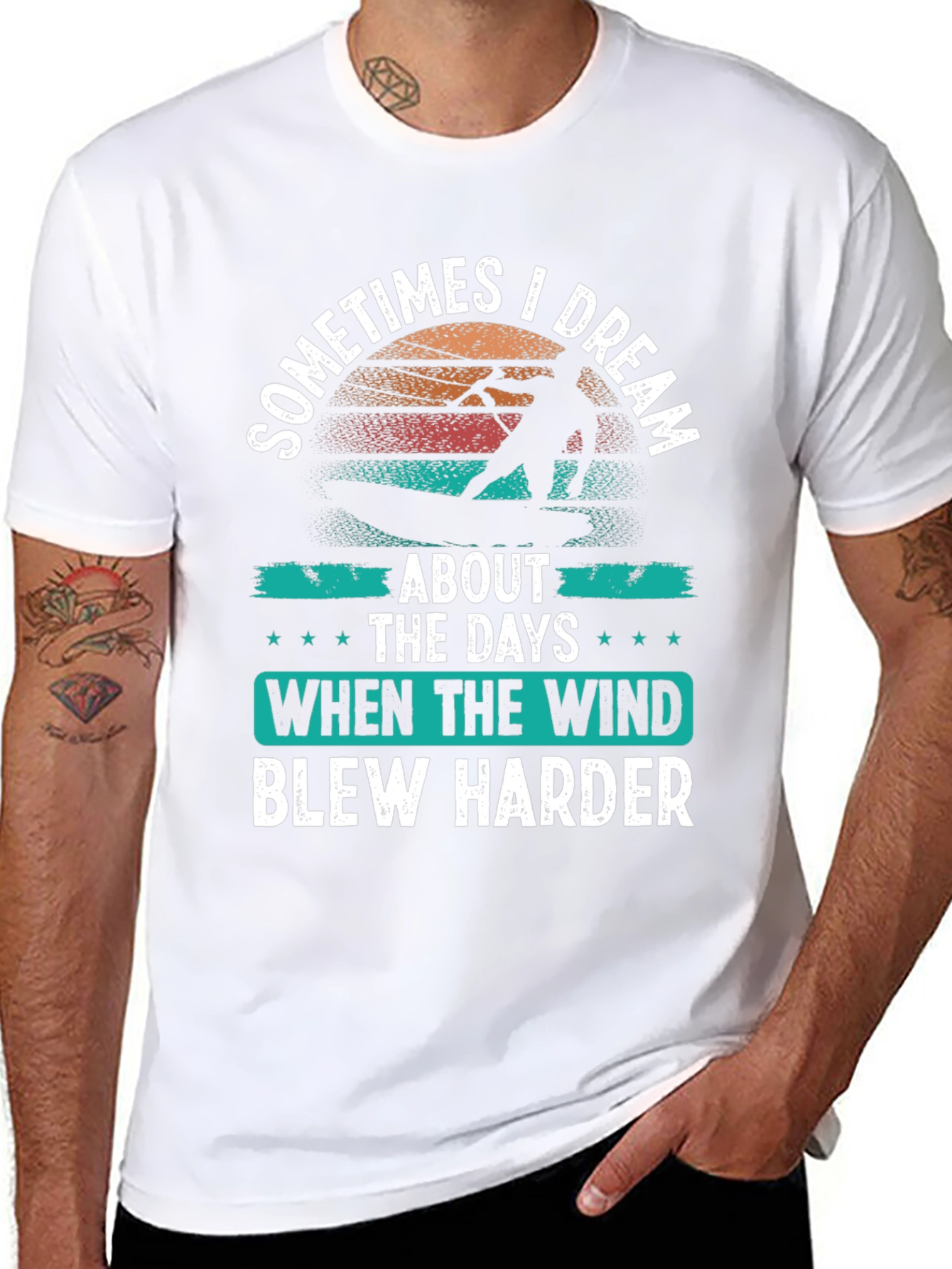 Sometimes I Dream Tee - Windsurfer