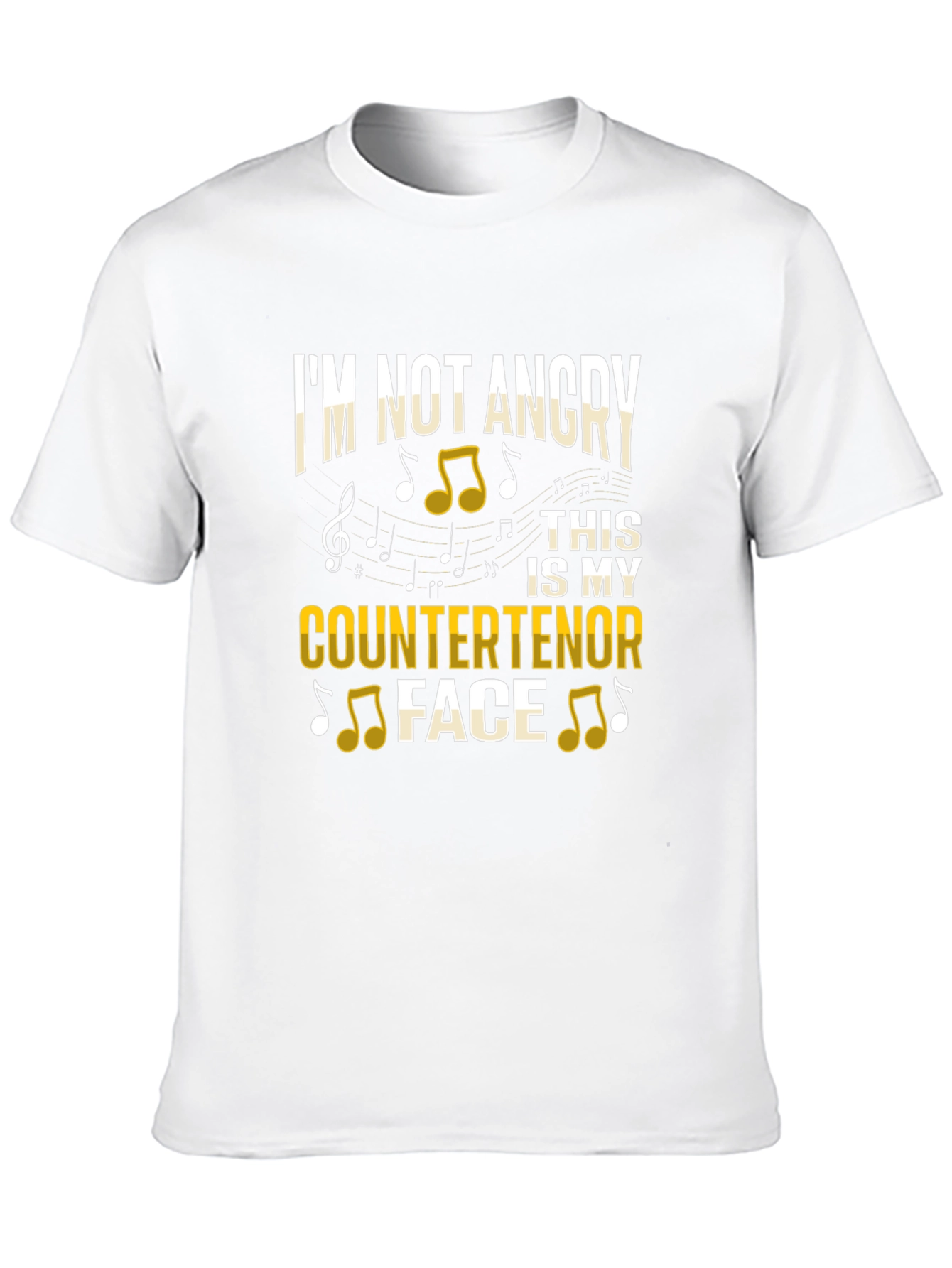 Countertenor Face Funny Music T-Shirt