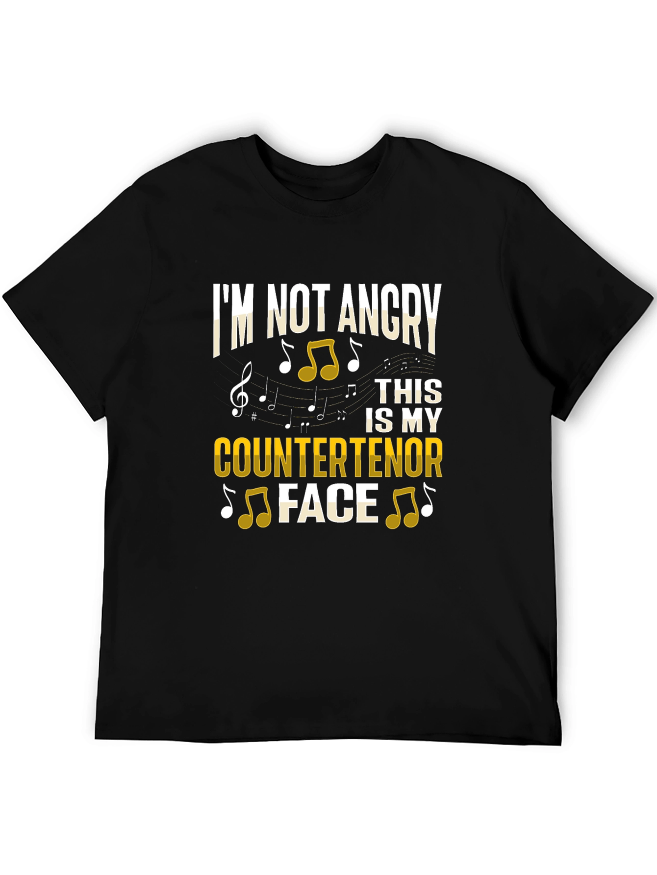 Countertenor Face Funny Music T-Shirt