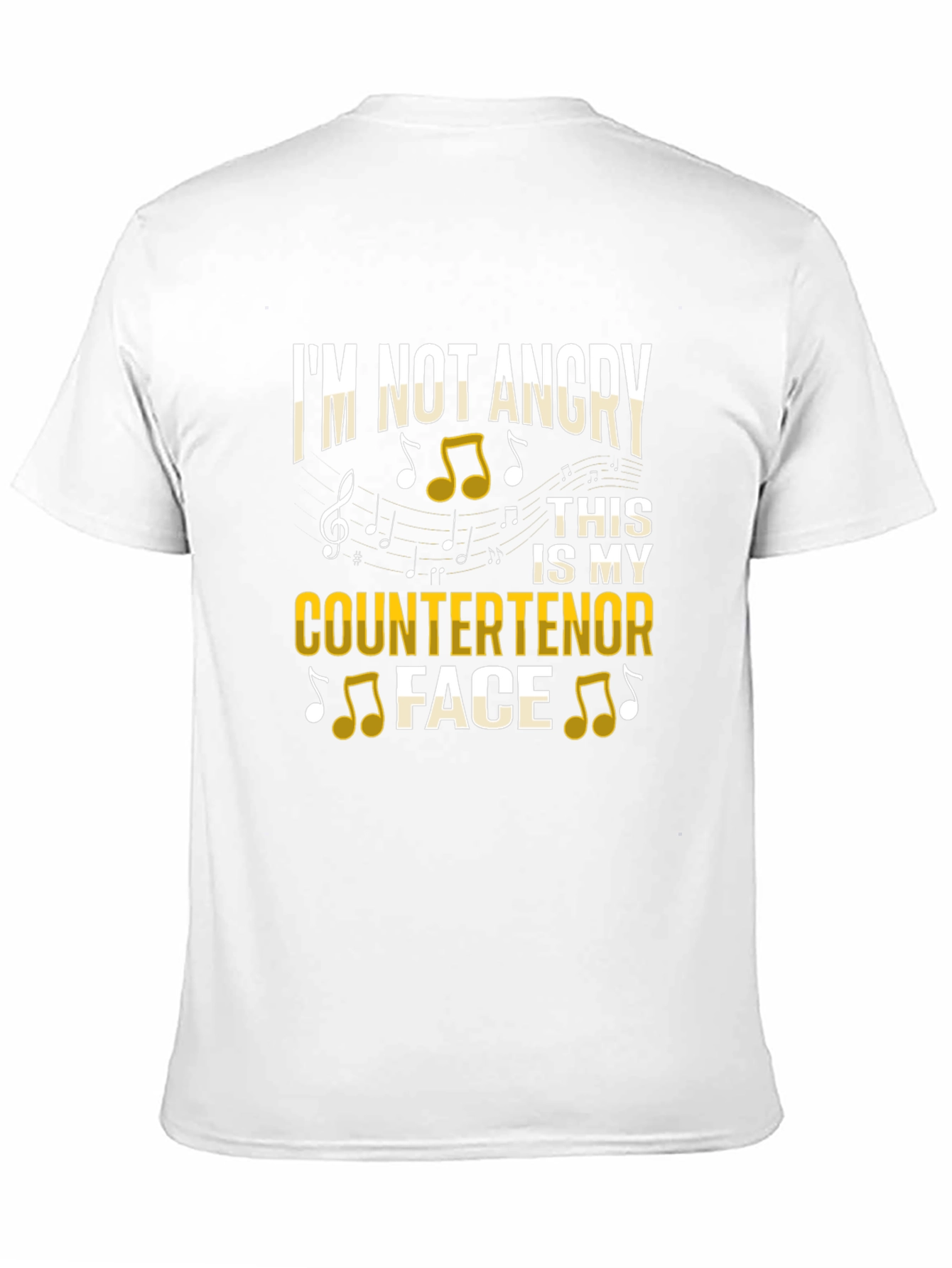 Countertenor Face Funny Music T-Shirt