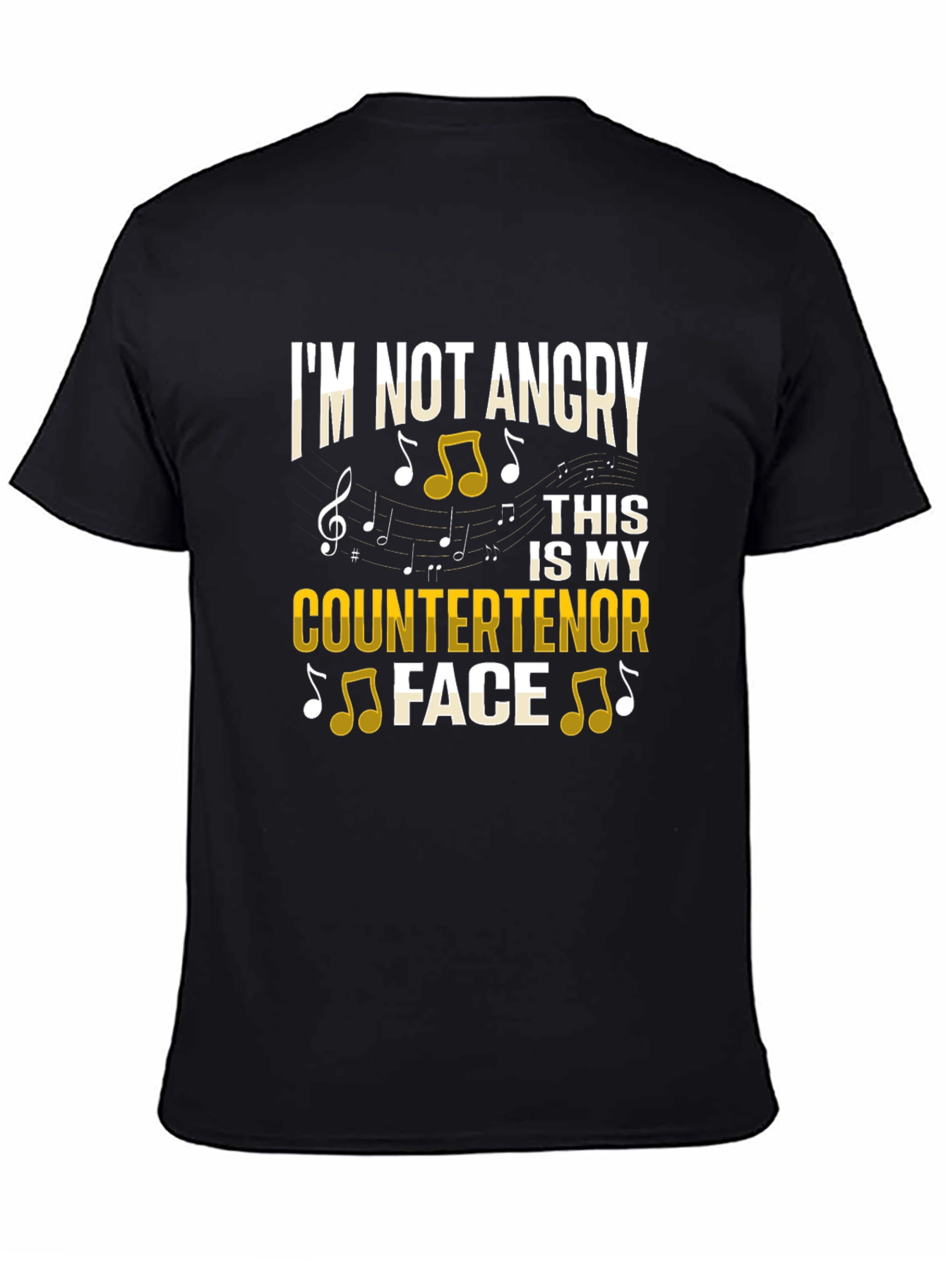 Countertenor Face Funny Music T-Shirt