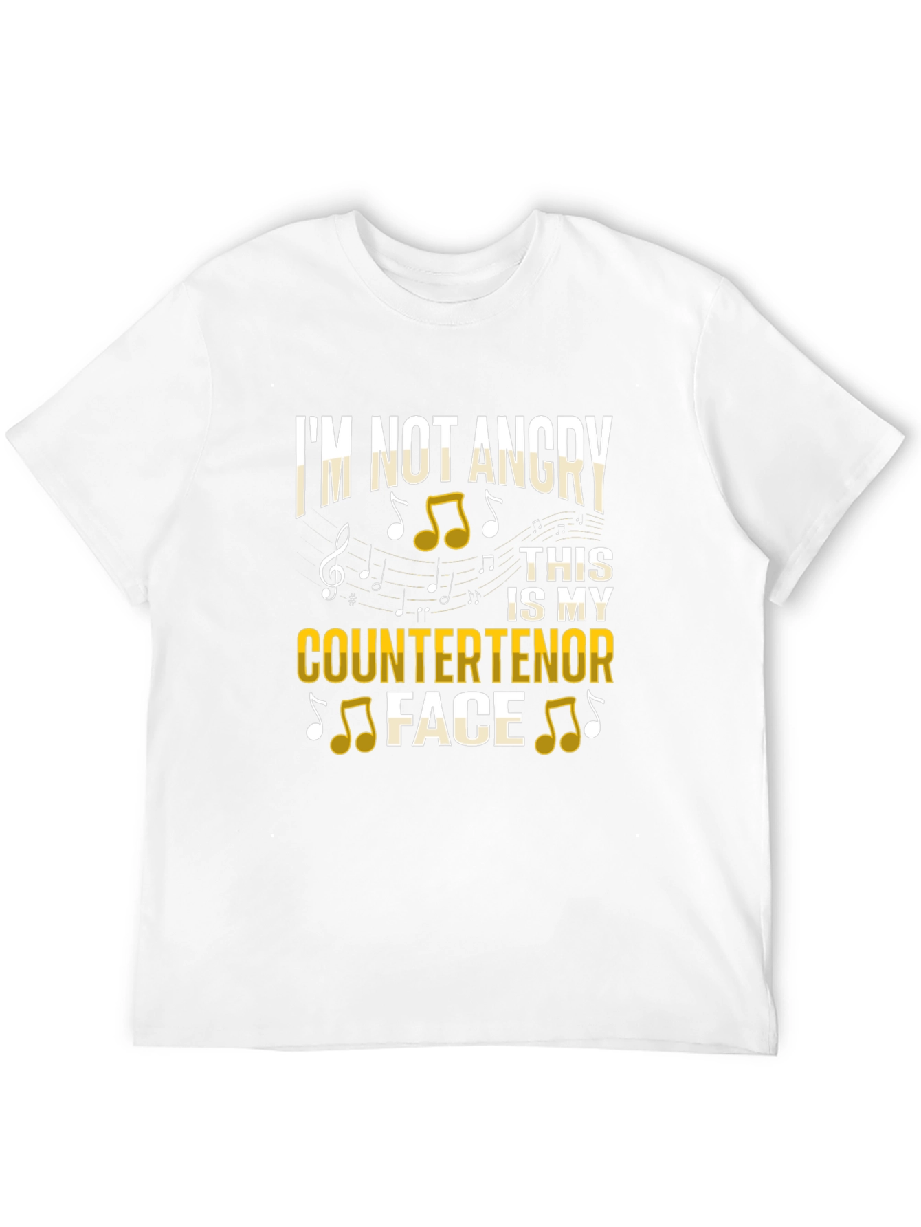 Countertenor Face Funny Music T-Shirt