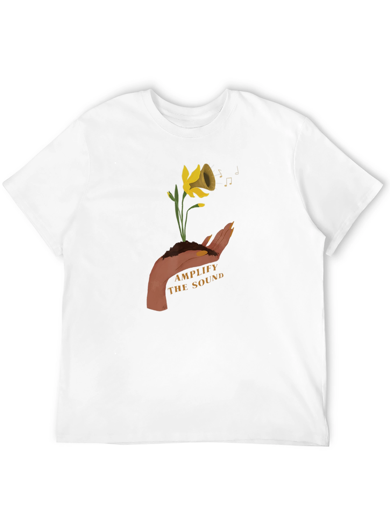 Amplify the Sound Floral Graphic Tee