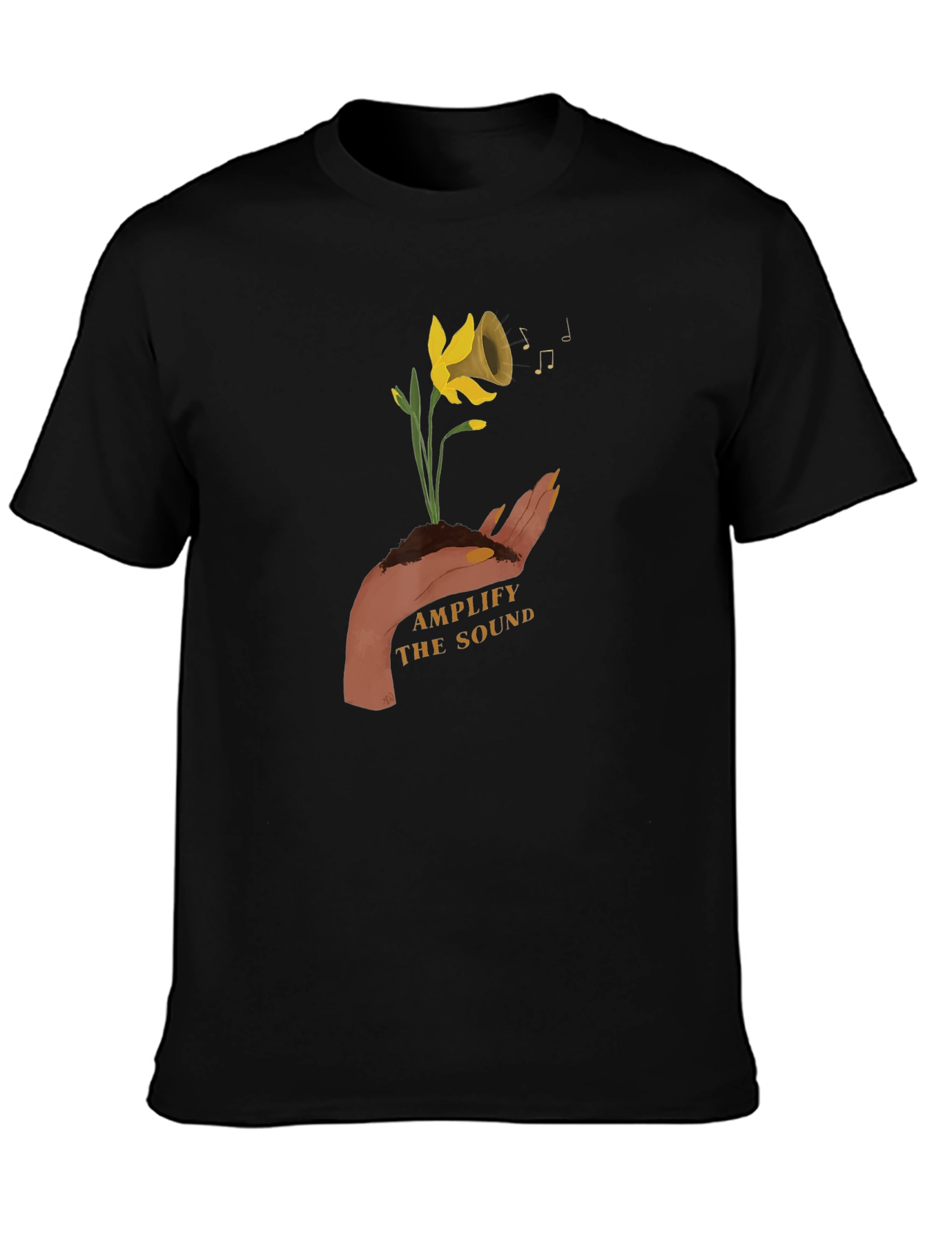Amplify the Sound Floral Graphic Tee