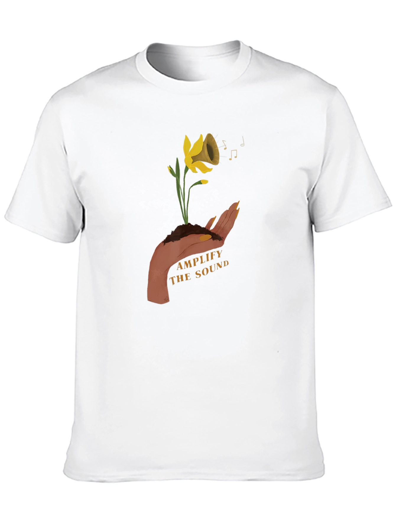 Amplify the Sound Floral Graphic Tee