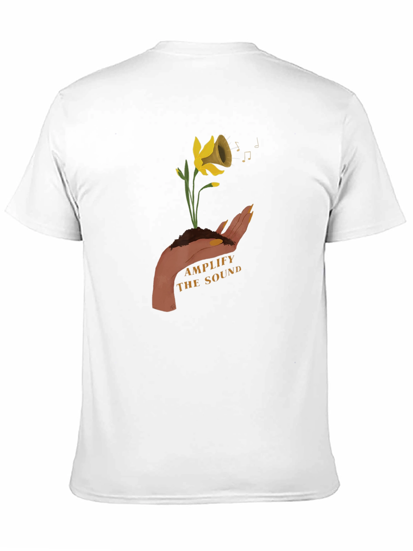 Amplify the Sound Floral Graphic Tee