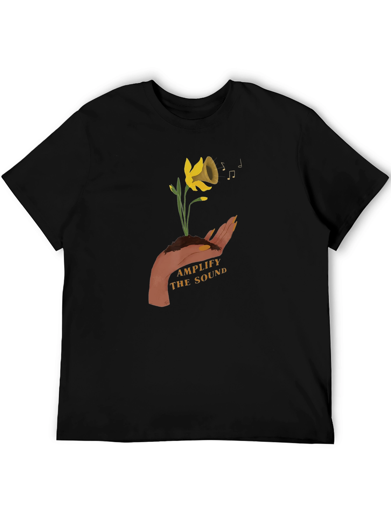 Amplify the Sound Floral Graphic Tee