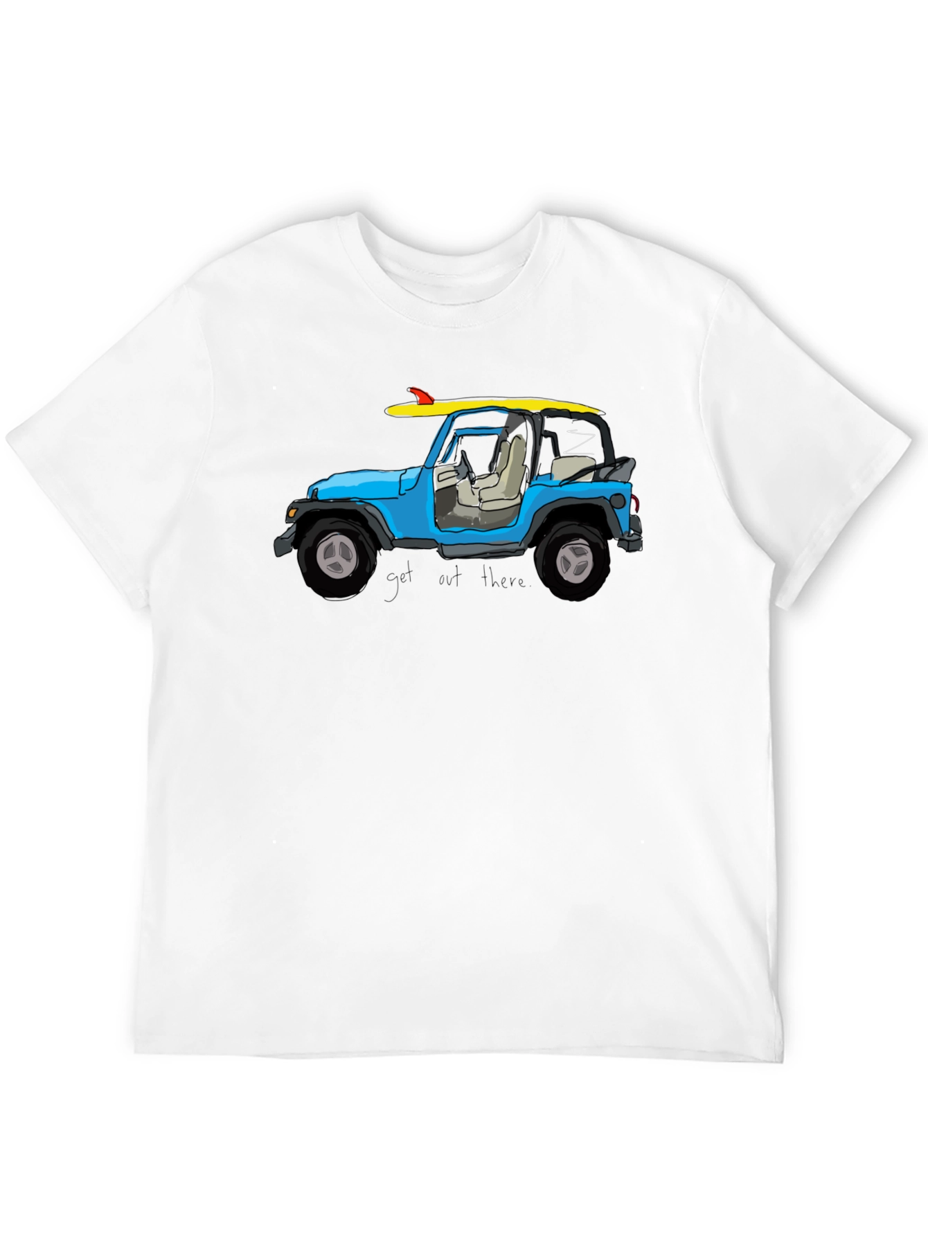 Jeep Surfboard T-Shirt - Get Out There