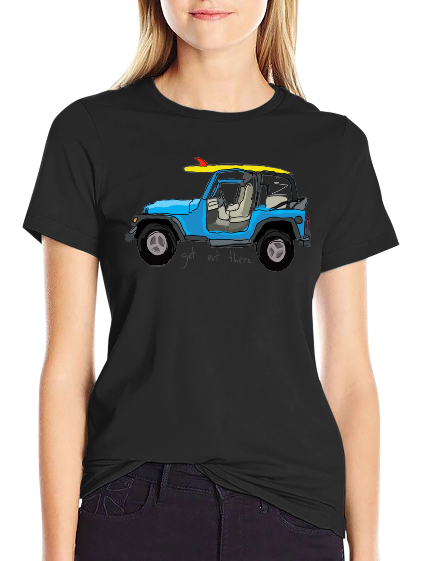 Jeep Surfboard T-Shirt - Get Out There