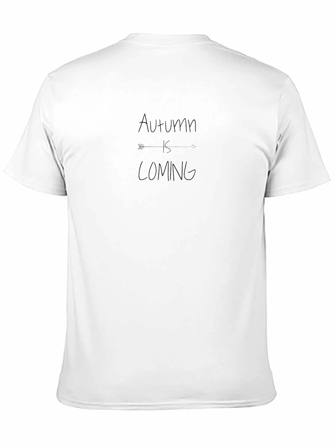 Autumn Is Coming Black T-Shirt