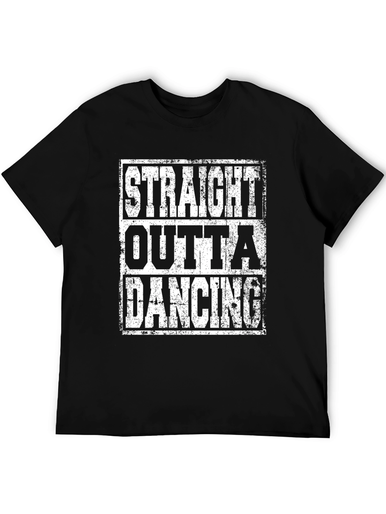 Straight Outta Dancing Black Graphic Tee