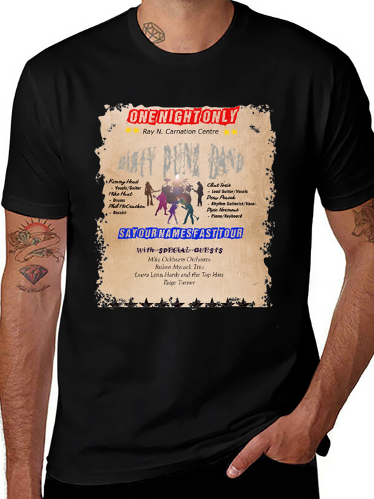 Vintage Band Tee - One Night Only - Say Our Names Fast Tour
