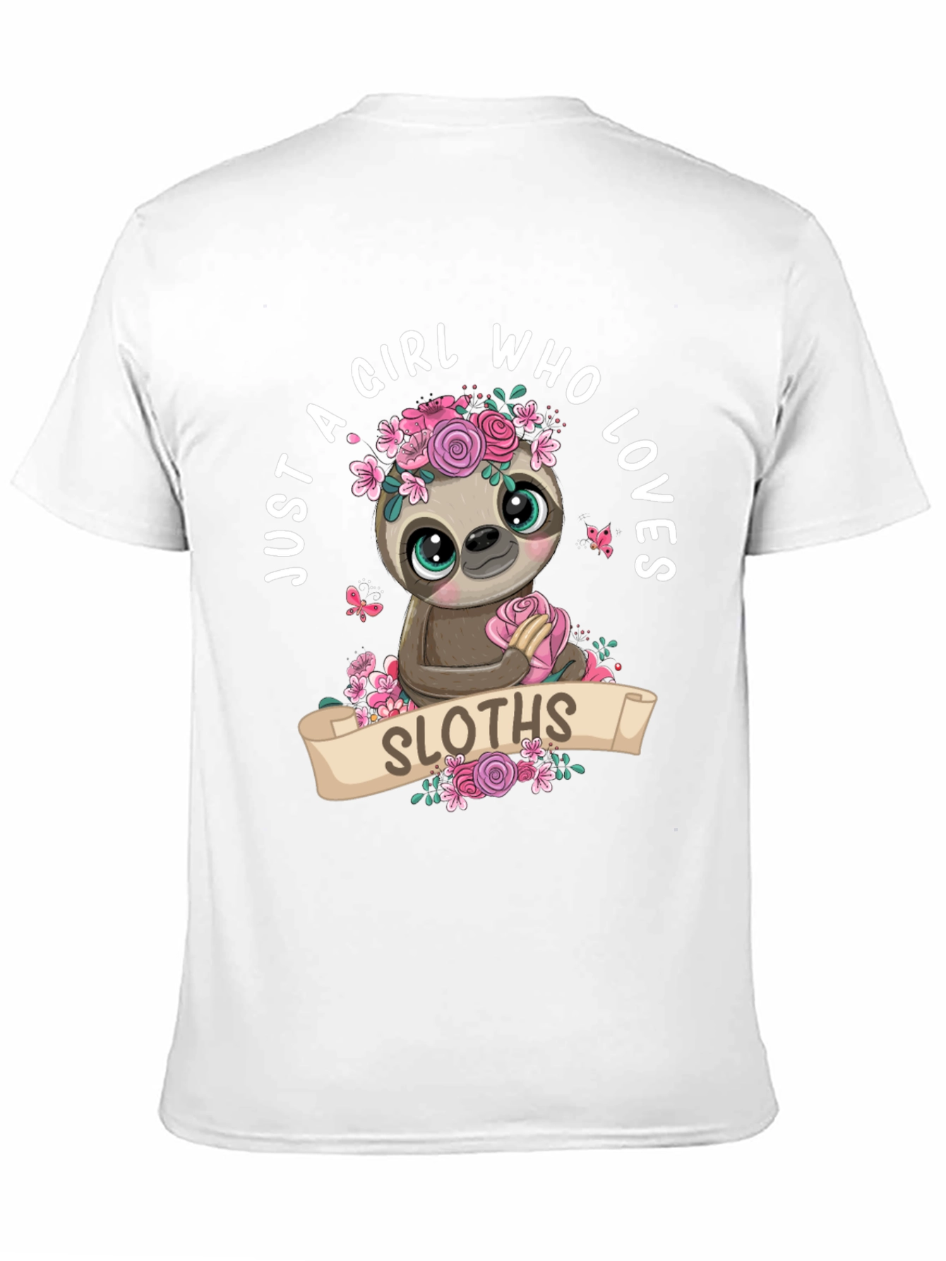 Girl Who Loves Sloths T-Shirt