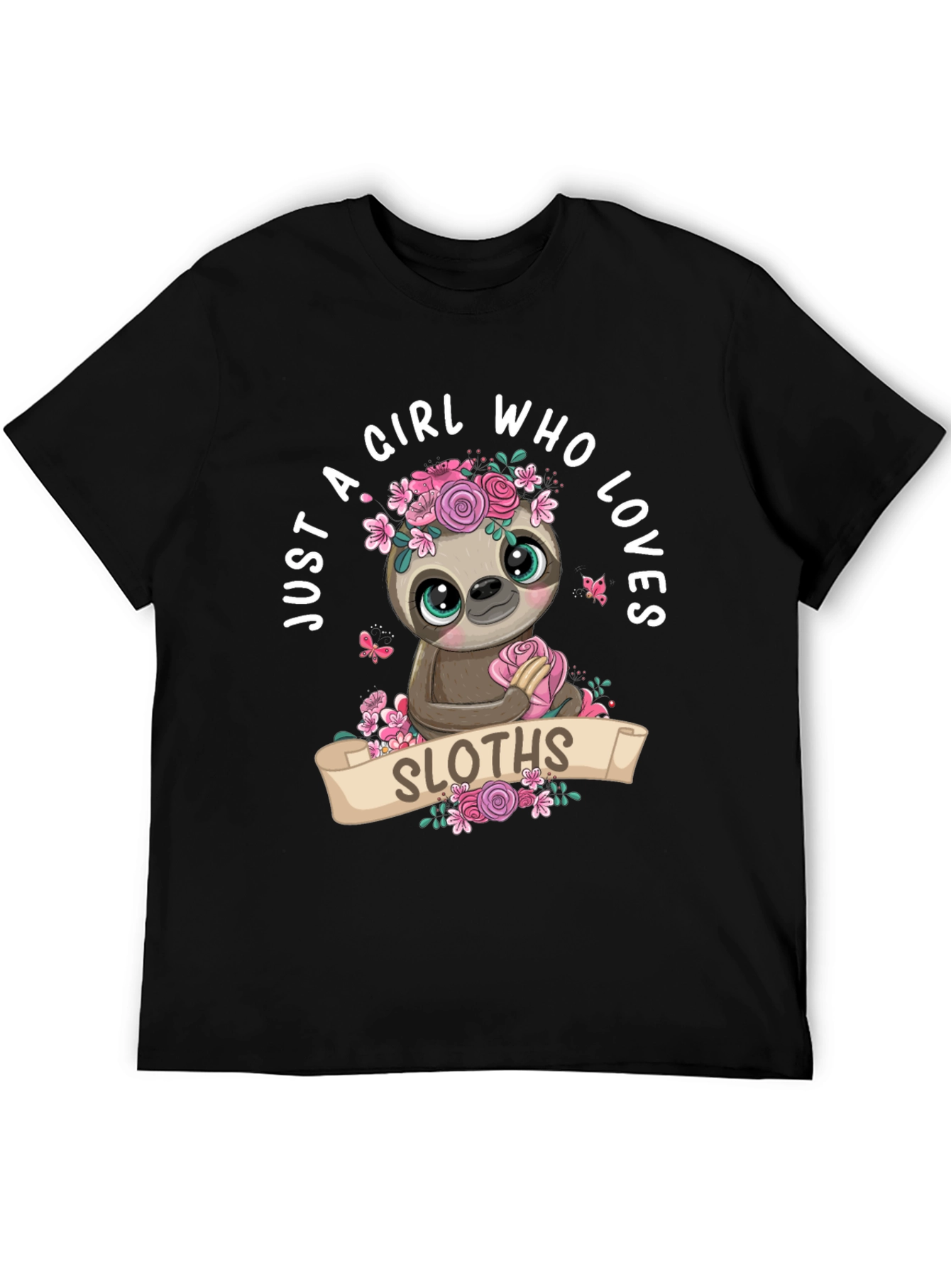 Girl Who Loves Sloths T-Shirt