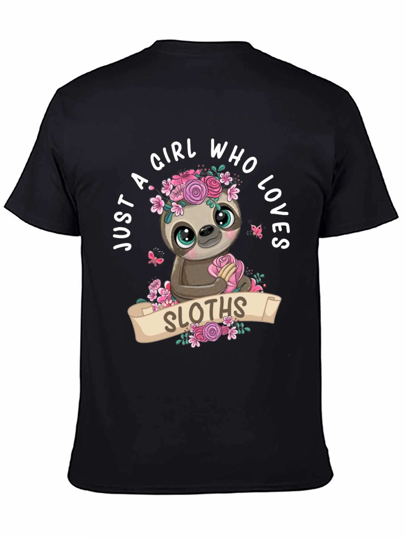 Girl Who Loves Sloths T-Shirt