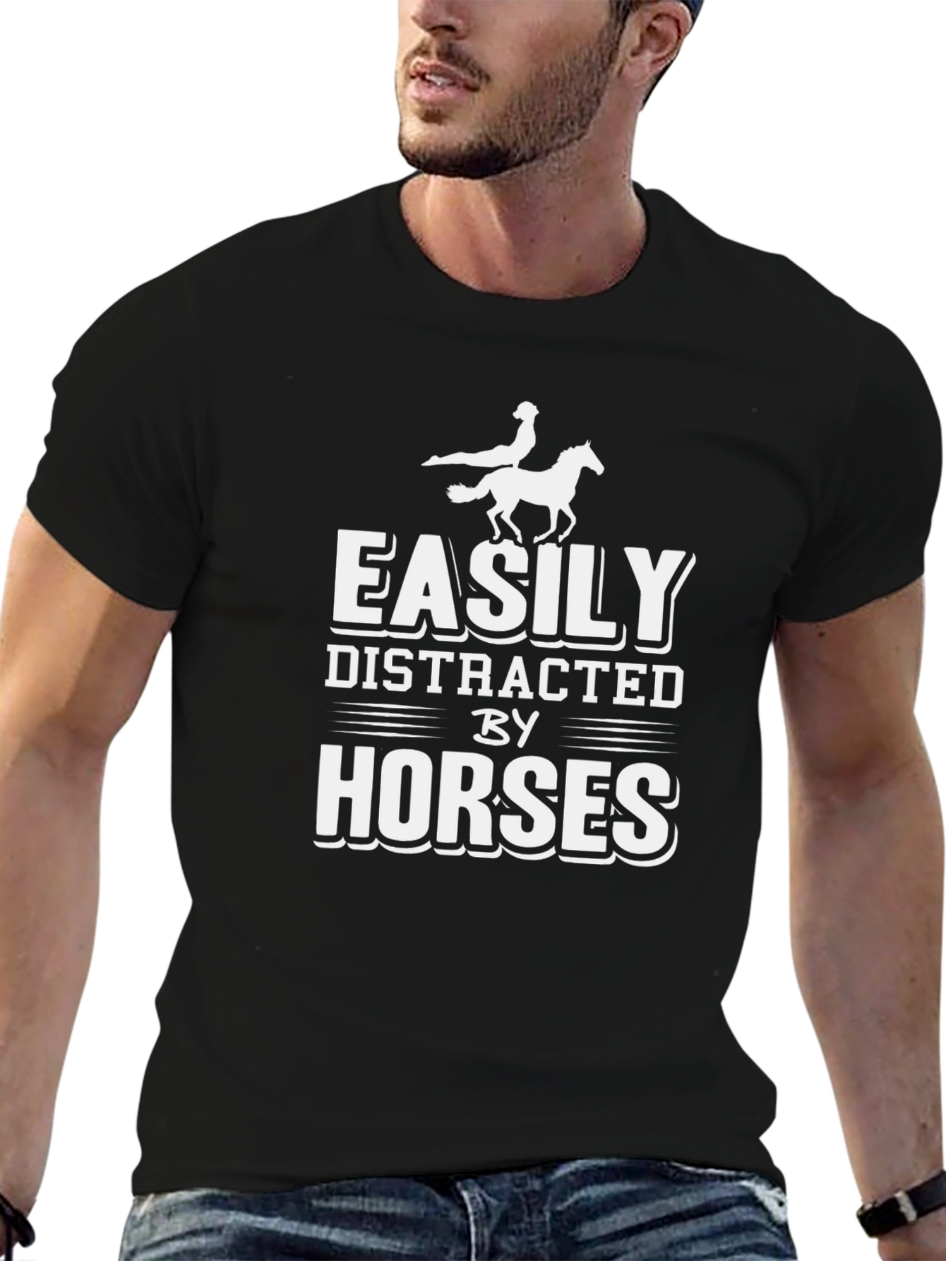 Easily Distracted by Horses T-Shirt