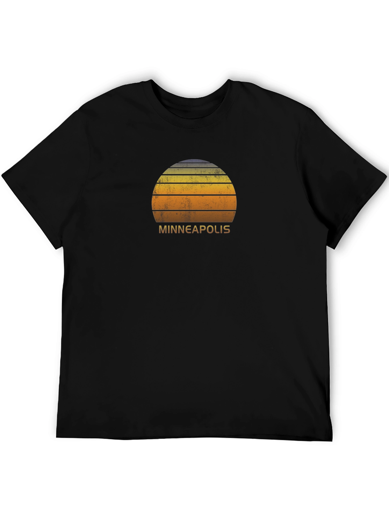 Minneapolis Retro Sunset Graphic T-Shirt