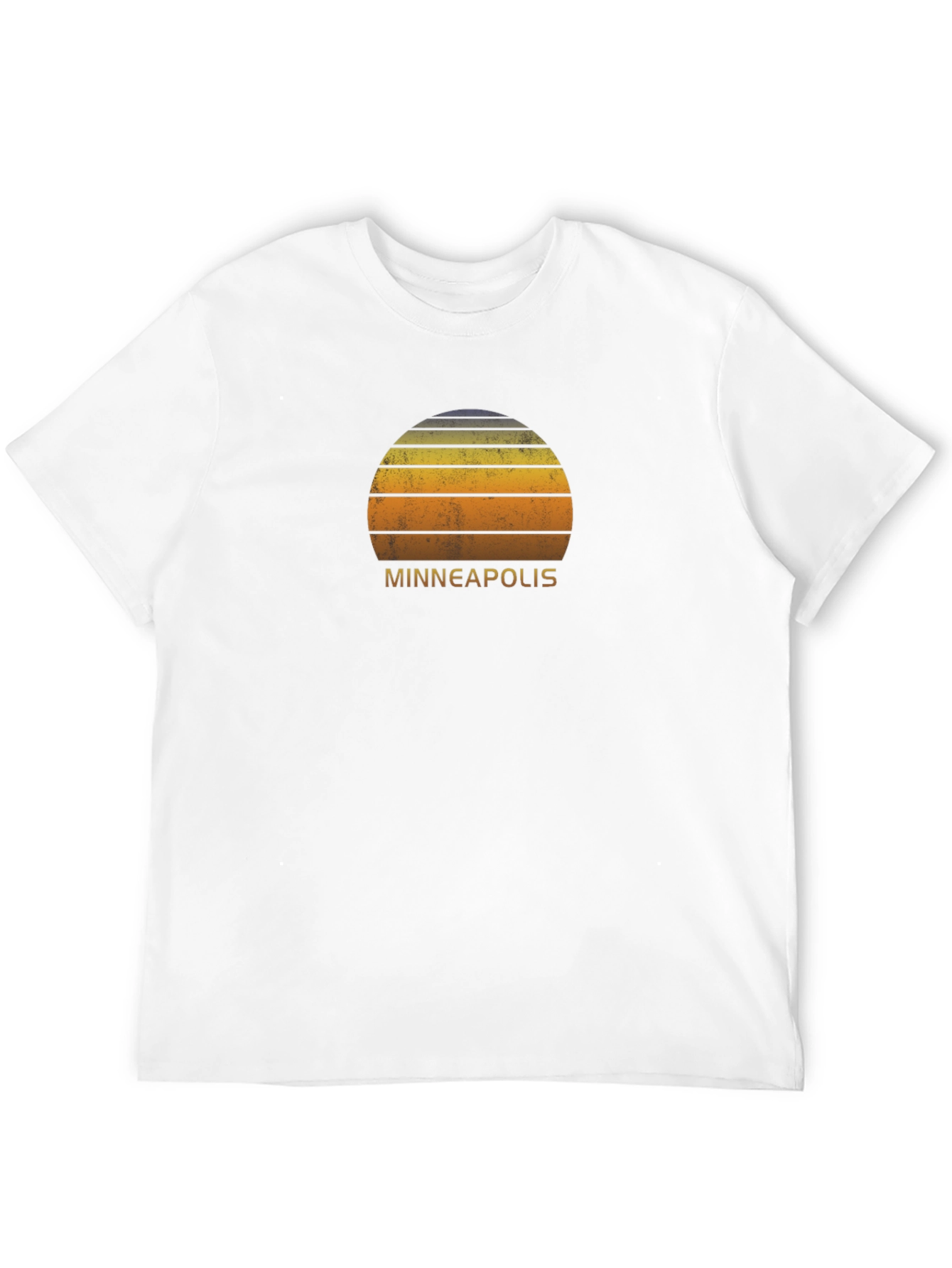 Minneapolis Retro Sunset Graphic T-Shirt