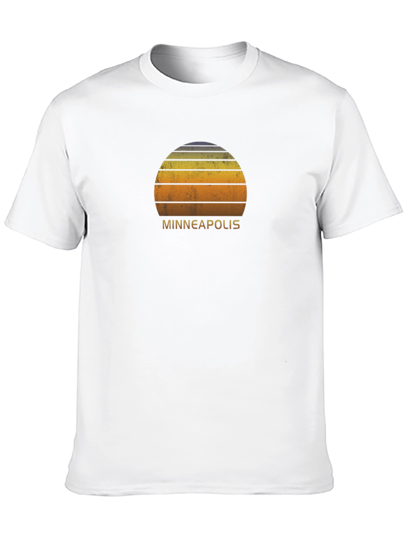 Minneapolis Retro Sunset Graphic T-Shirt
