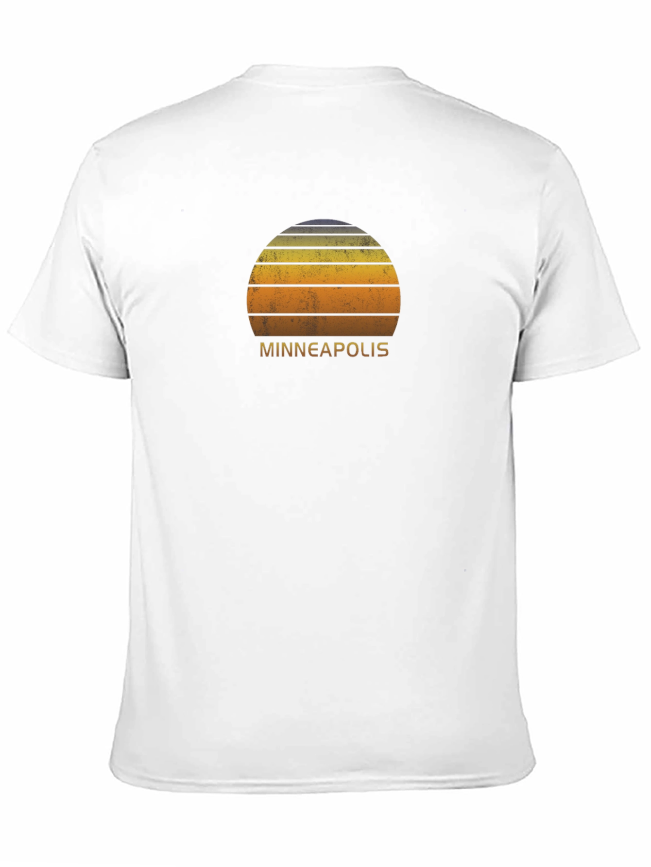 Minneapolis Retro Sunset Graphic T-Shirt
