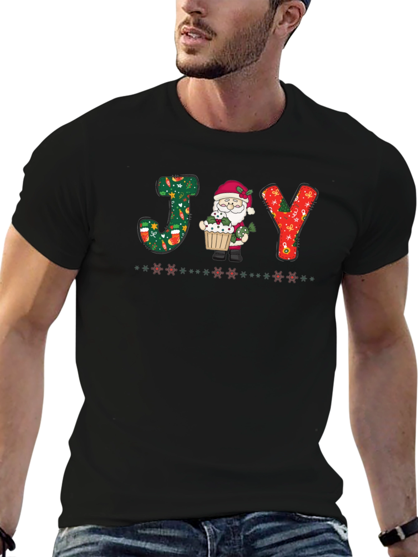 Joy Christmas Graphic T-Shirt