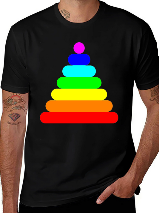 Rainbow Stacking Toy Graphic Tee