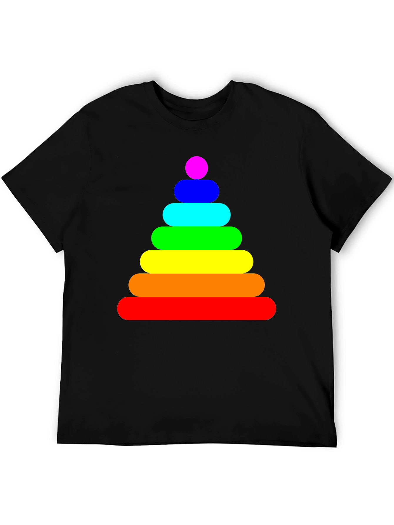 Rainbow Stacking Toy Graphic Tee