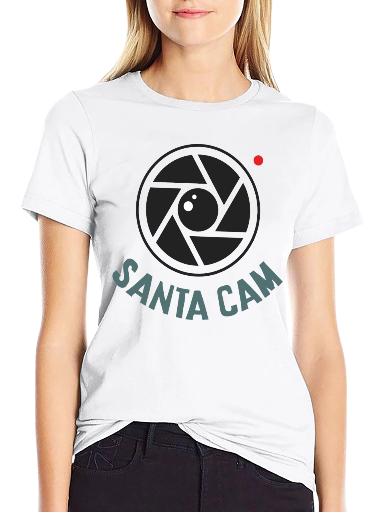 Santa Cam T-Shirt - Holiday Surveillance