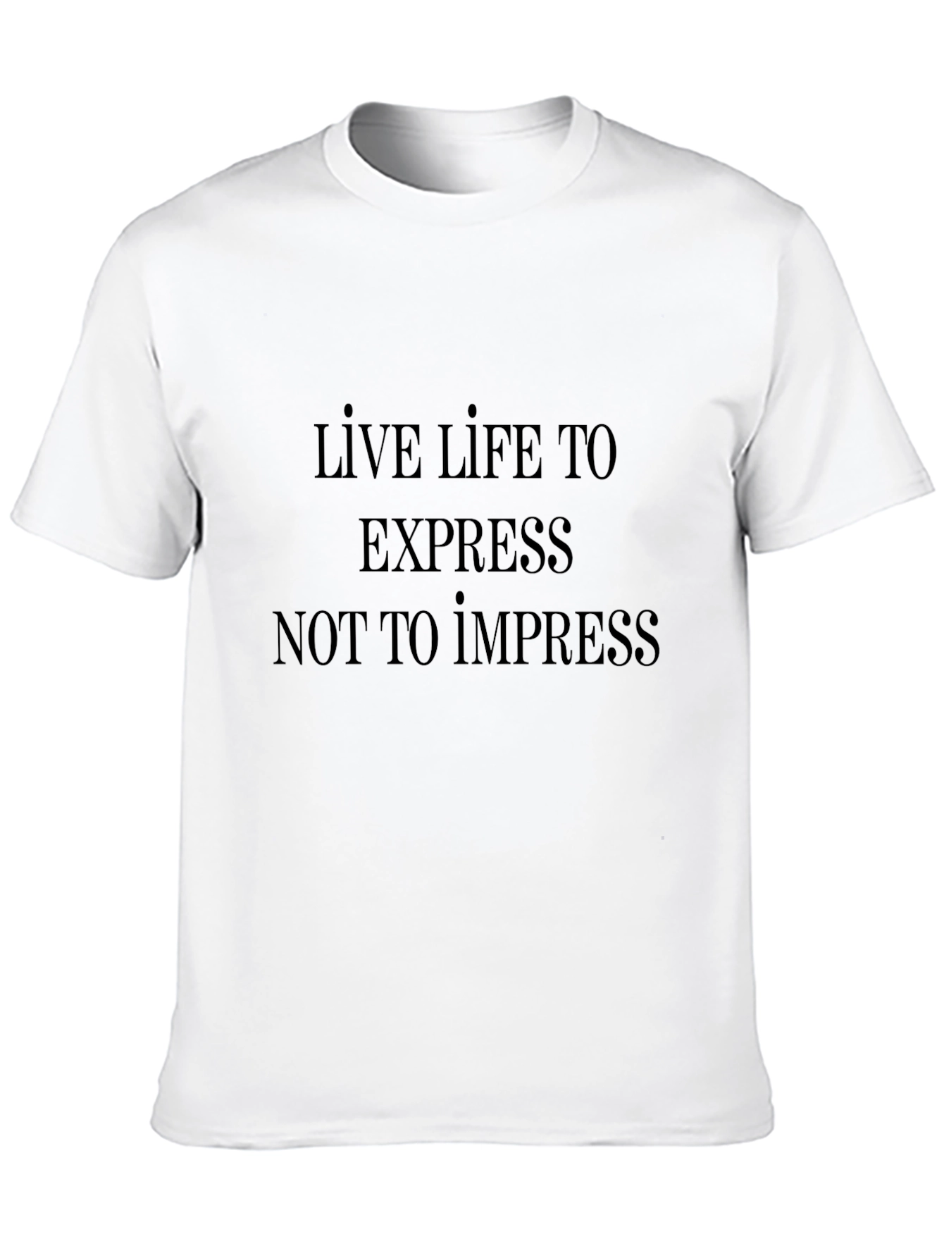 Express Yourself Black Tee