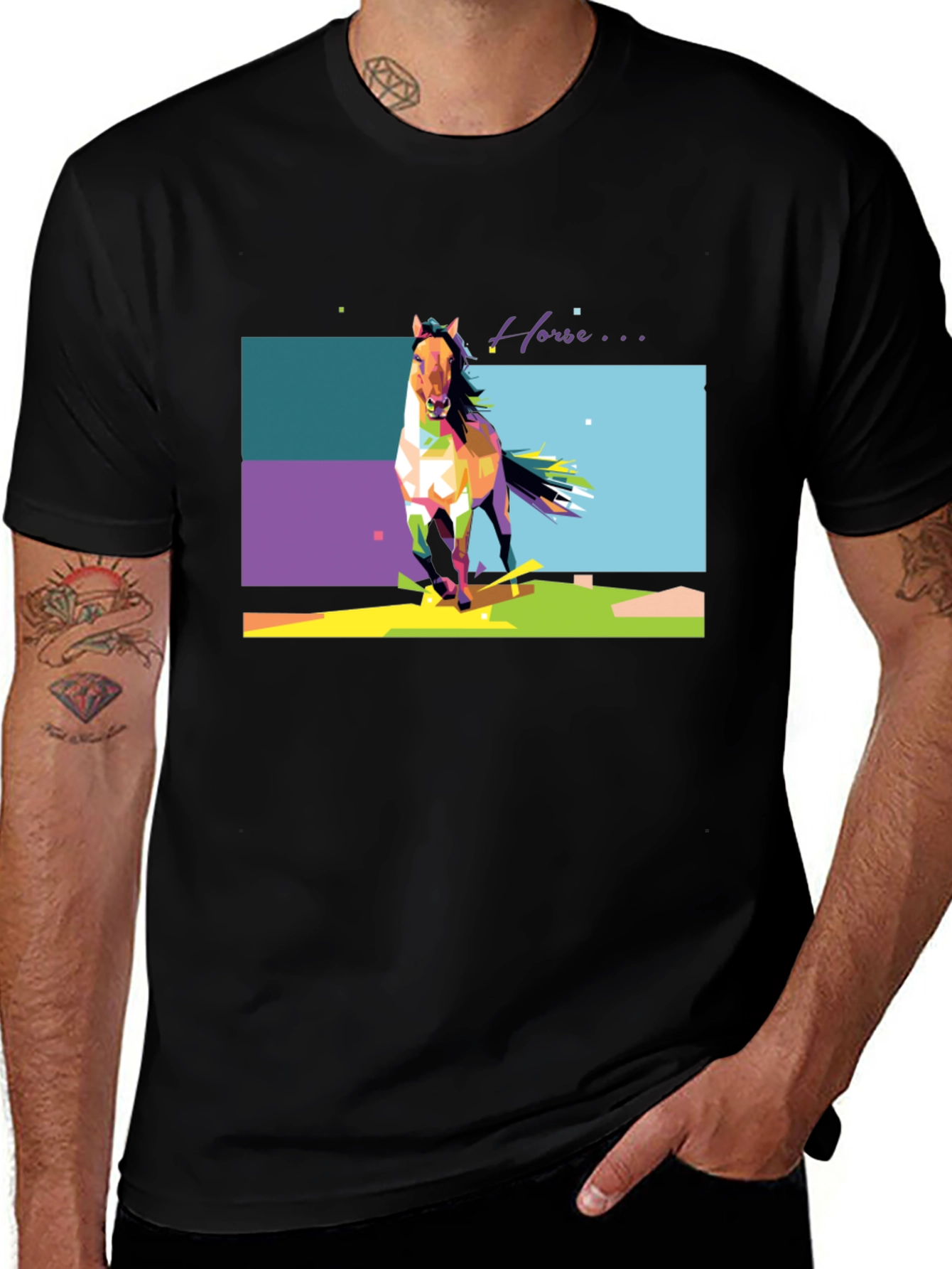 Horse Graphic Tee - Stylish Unisex Shirt