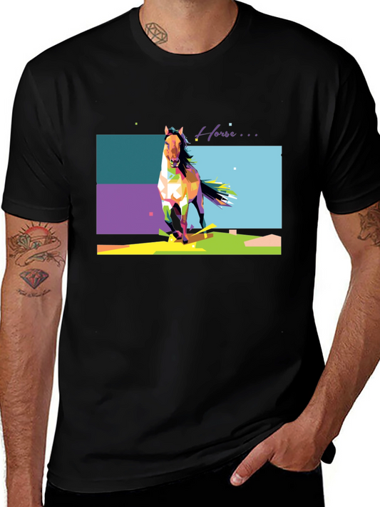 Horse Graphic Tee - Stylish Unisex Shirt