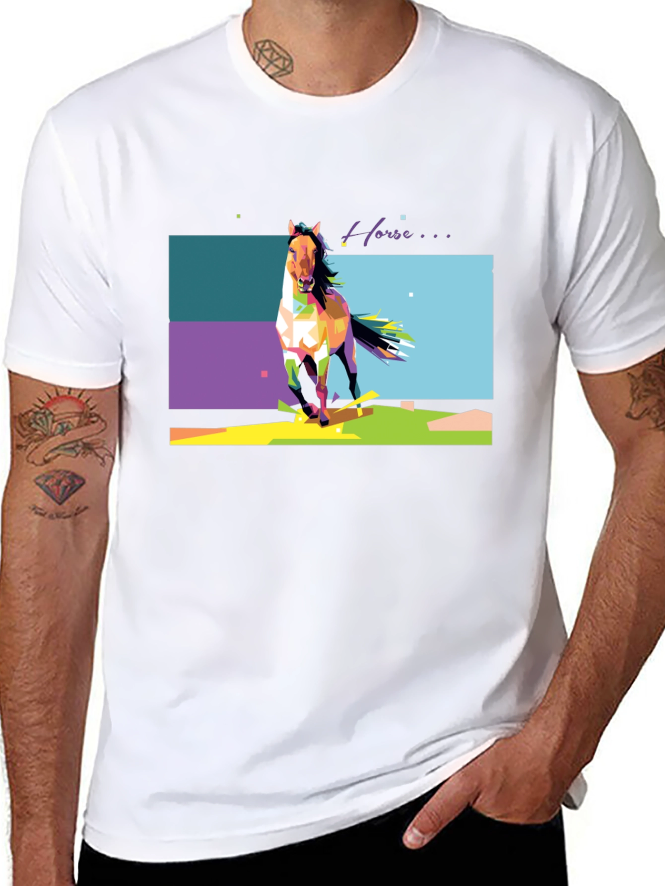 Horse Graphic Tee - Stylish Unisex Shirt