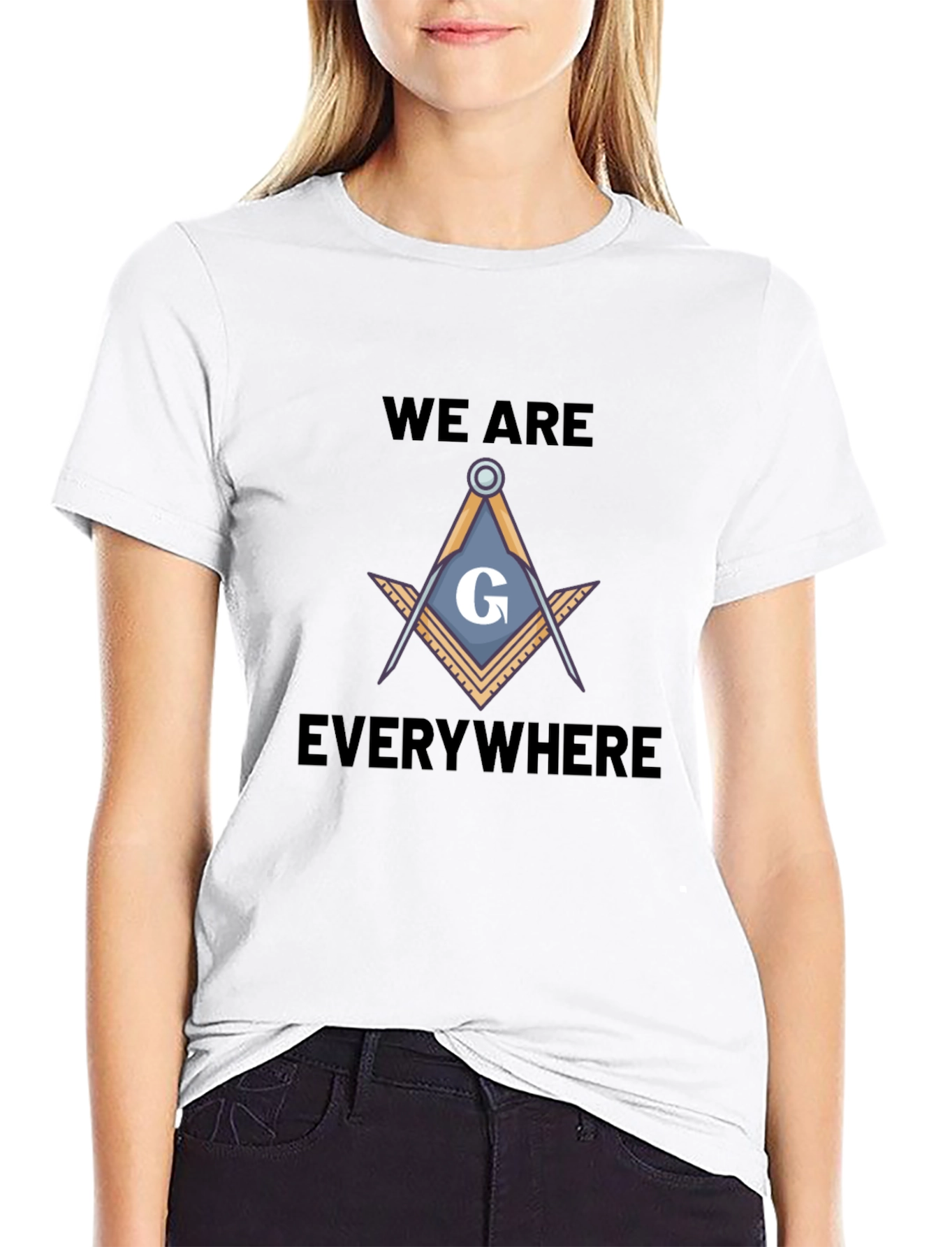 Masonic Symbol T-Shirt - We Are Everywhere Design