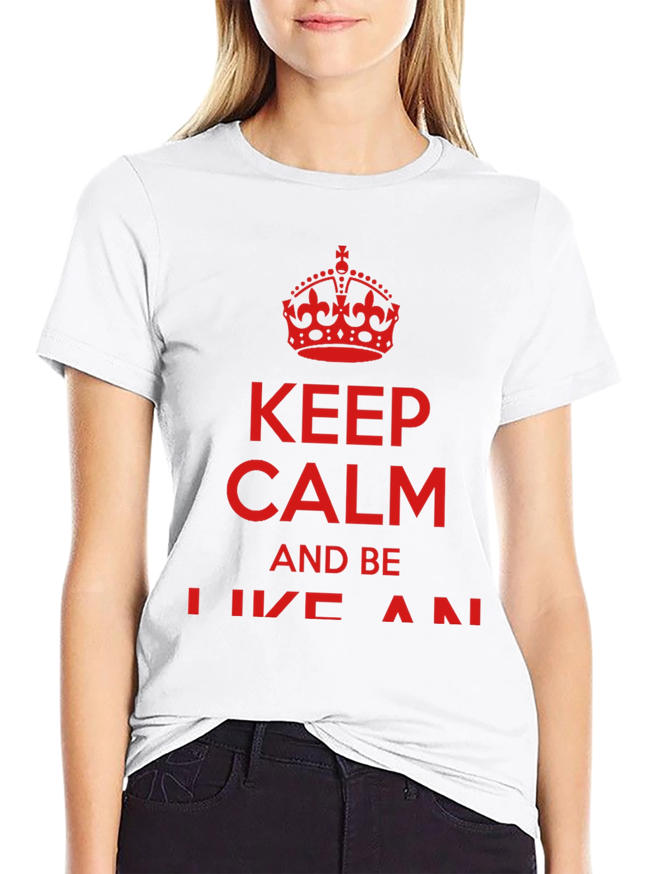 Keep Calm Crown Graphic T-Shirt