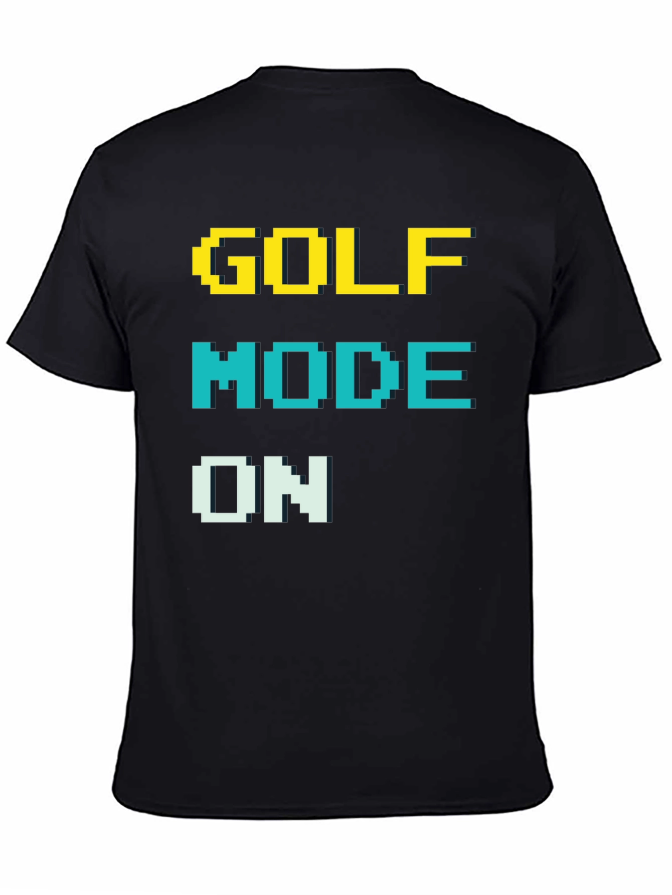 Golf Mode On T-Shirt - Pixelated Design