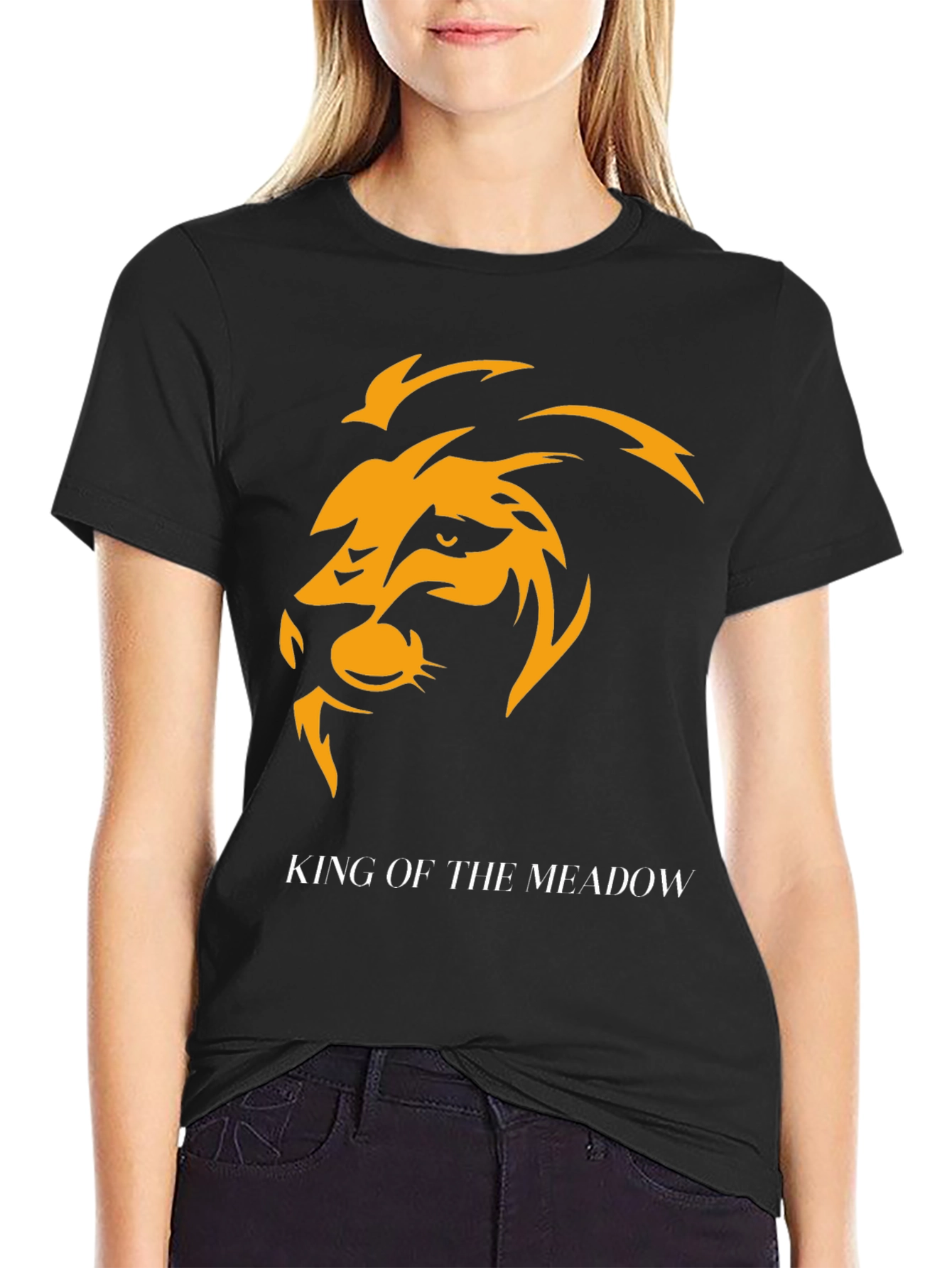King of the Meadow Lion Graphic Tee