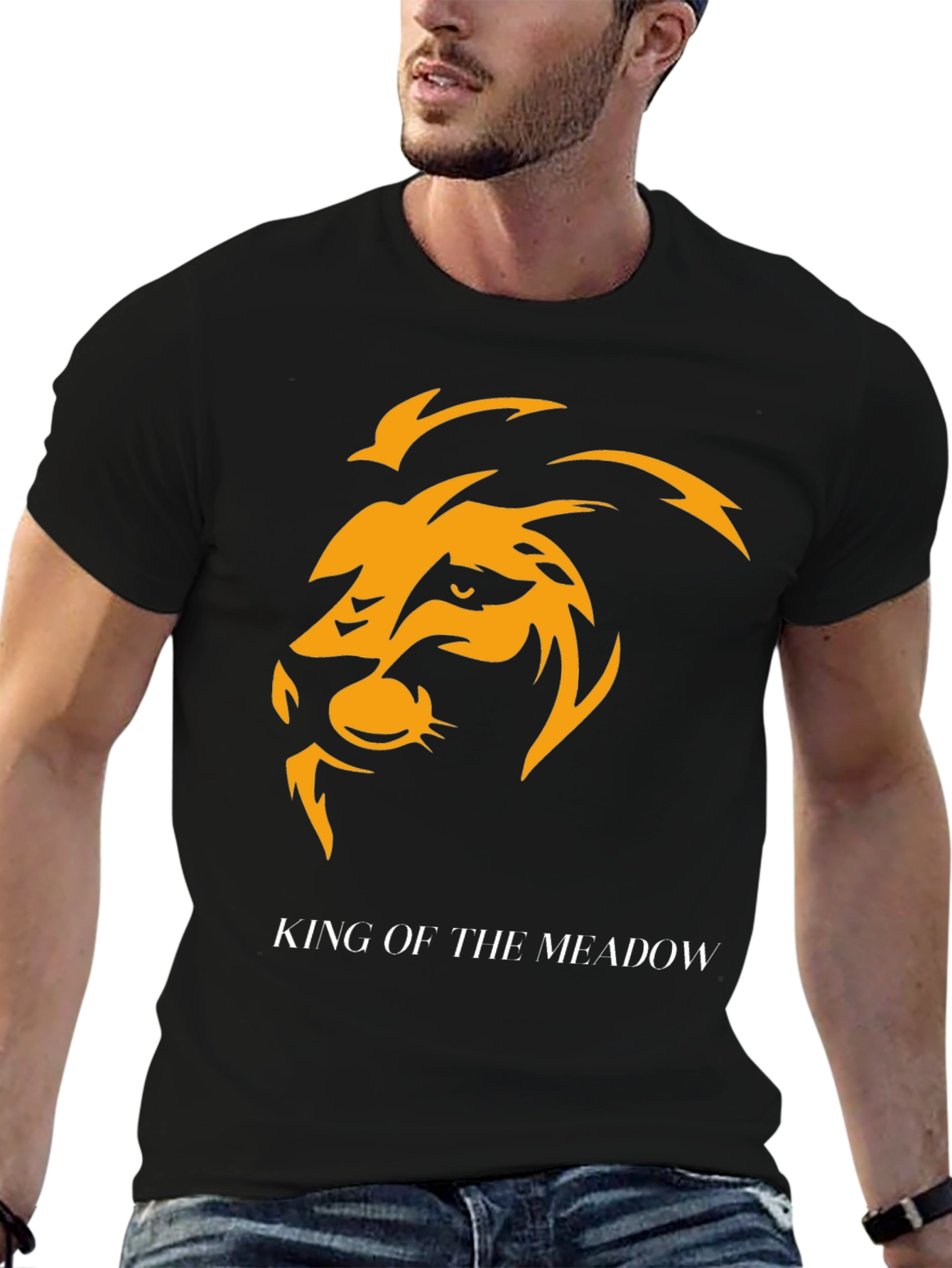 King of the Meadow Lion Graphic Tee
