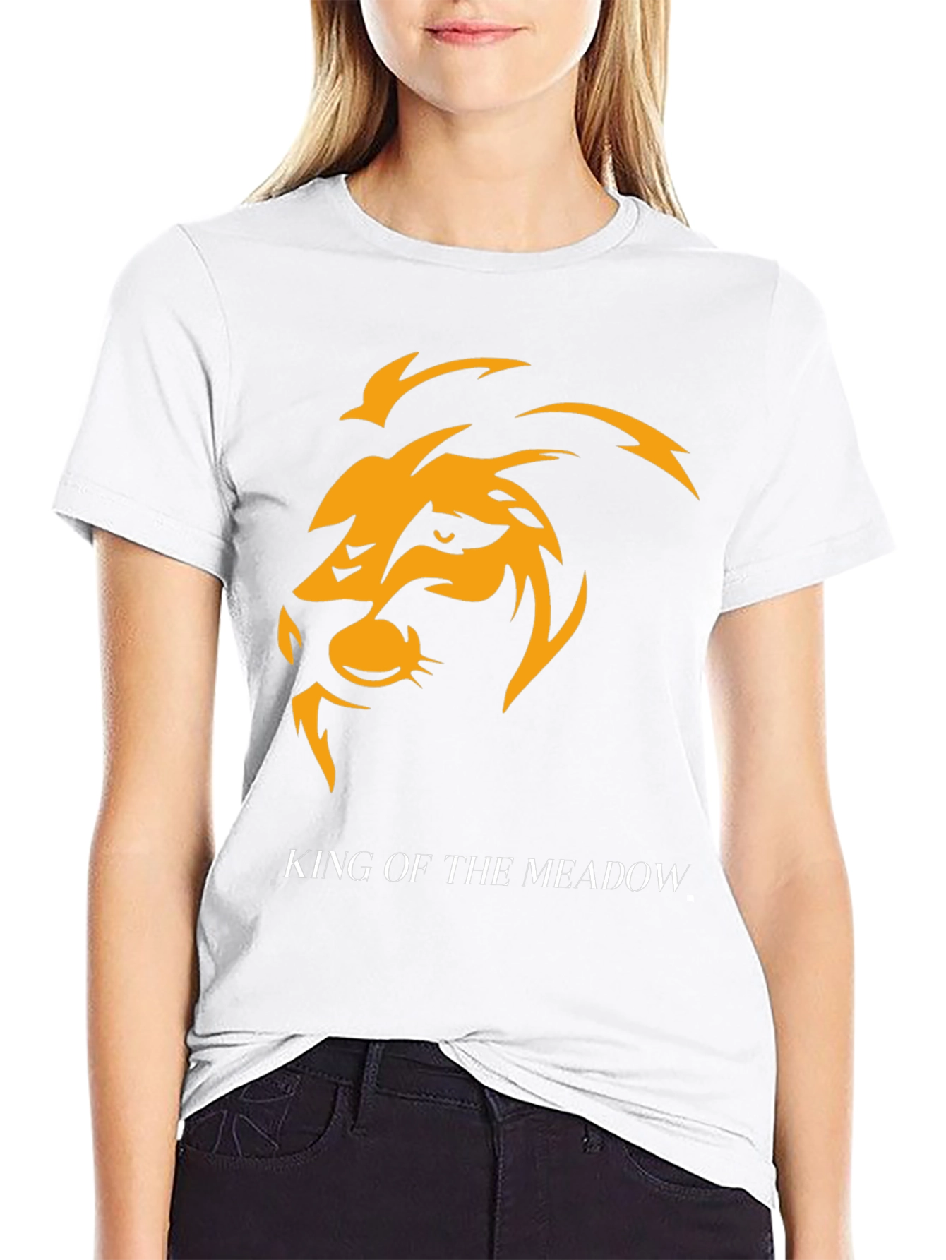 King of the Meadow Lion Graphic Tee