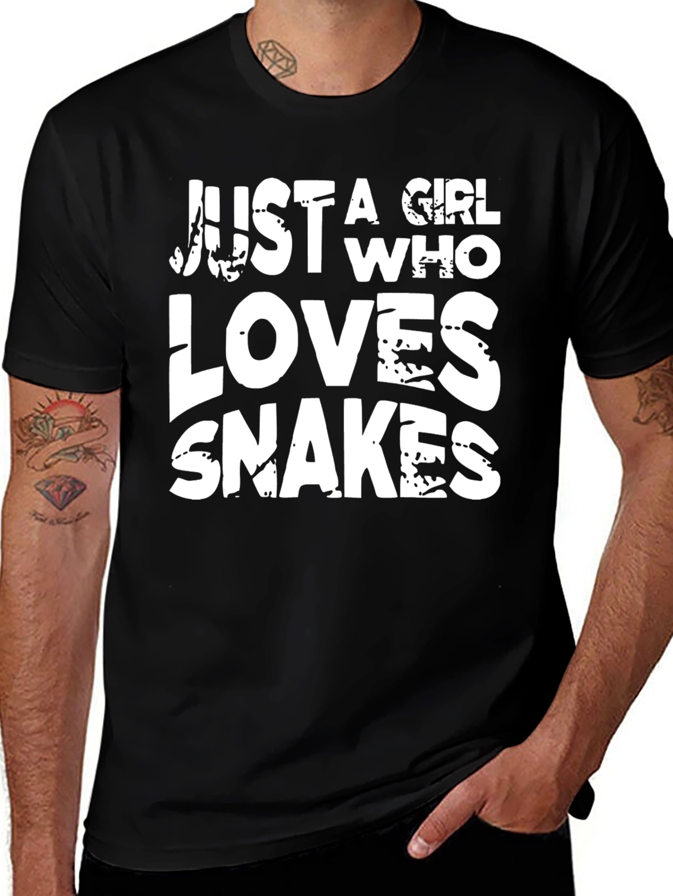 Just A Girl Who Loves Snakes T-Shirt