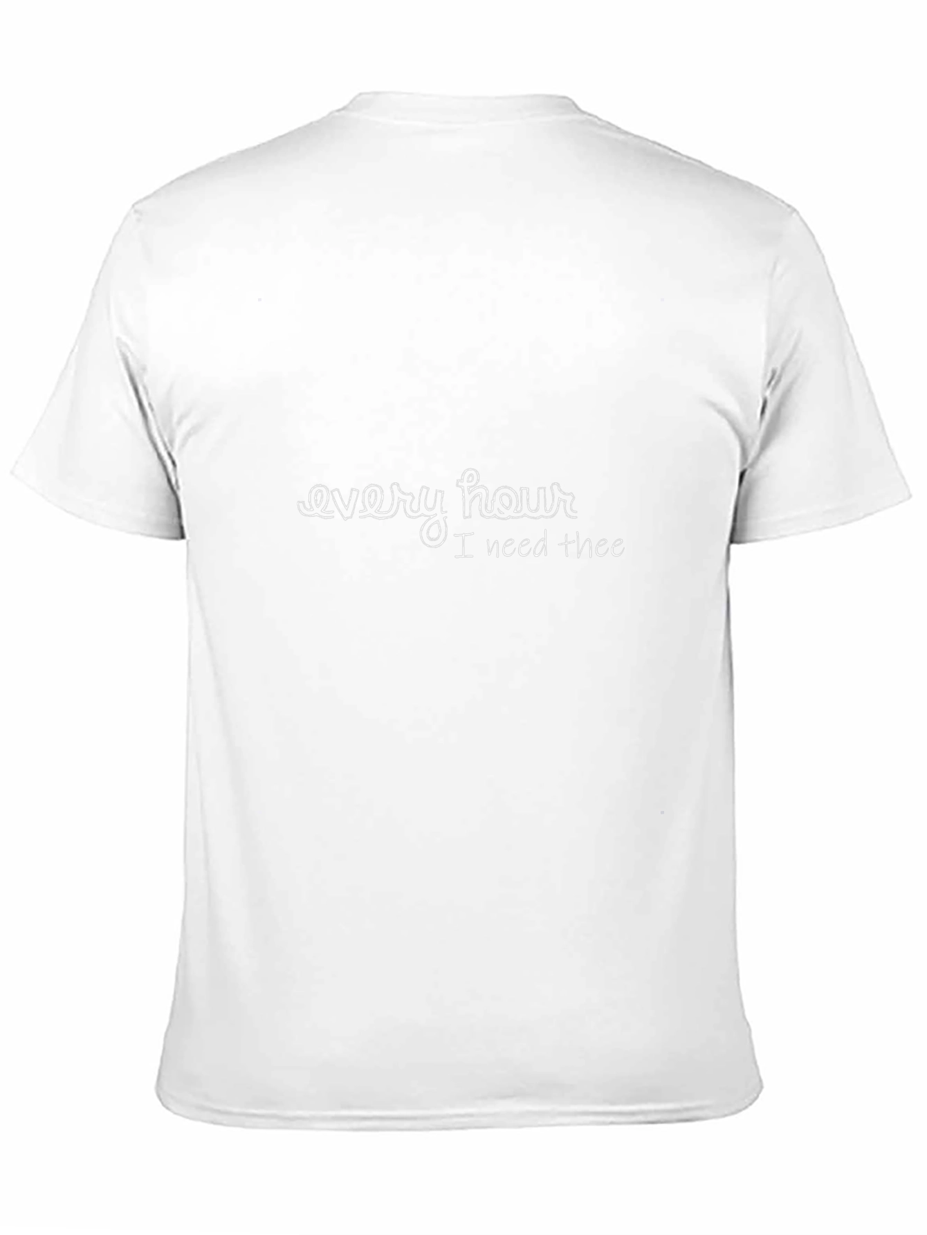 Every Hour I Need Thee Black T-Shirt