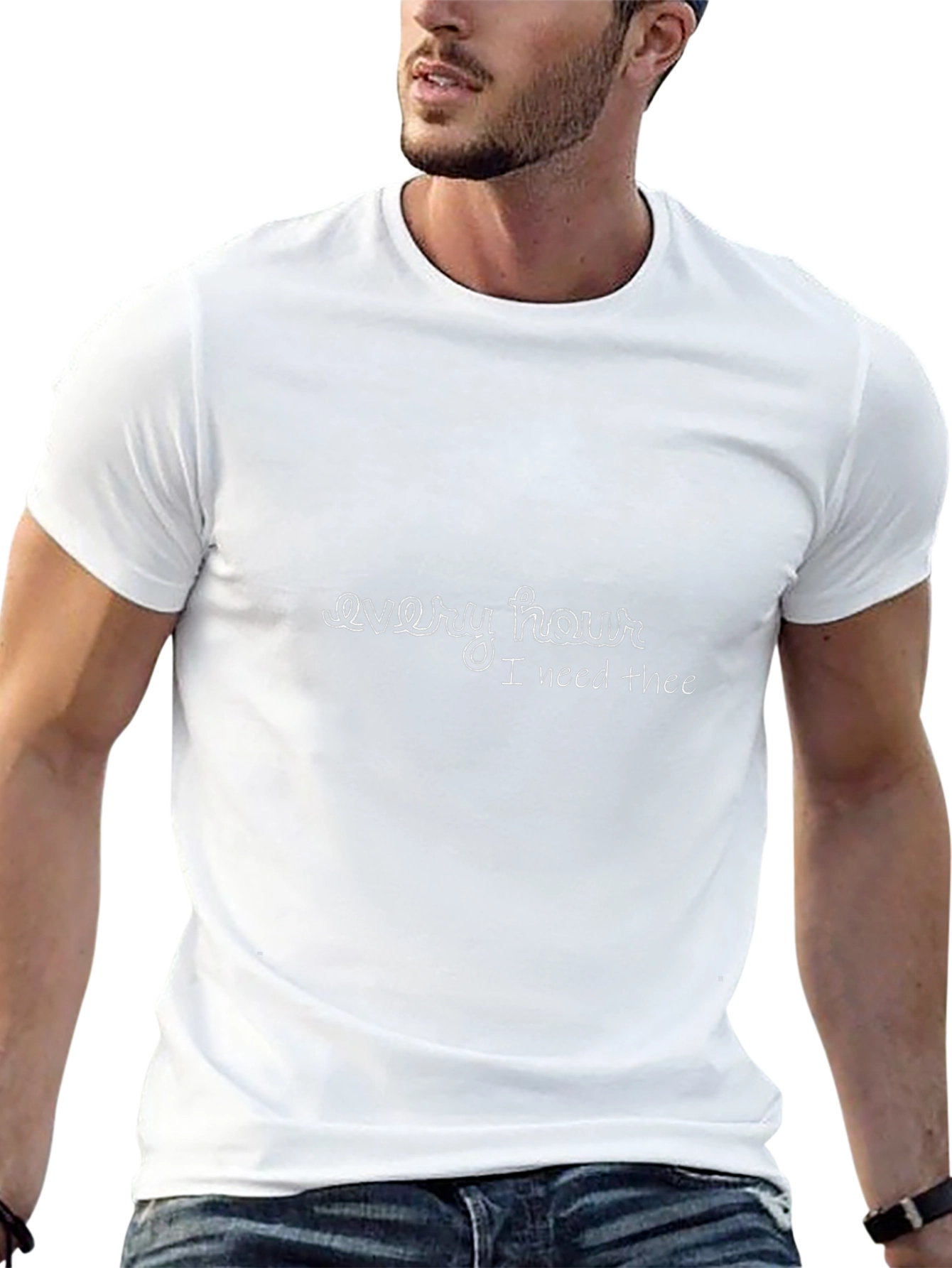 Every Hour I Need Thee Black T-Shirt