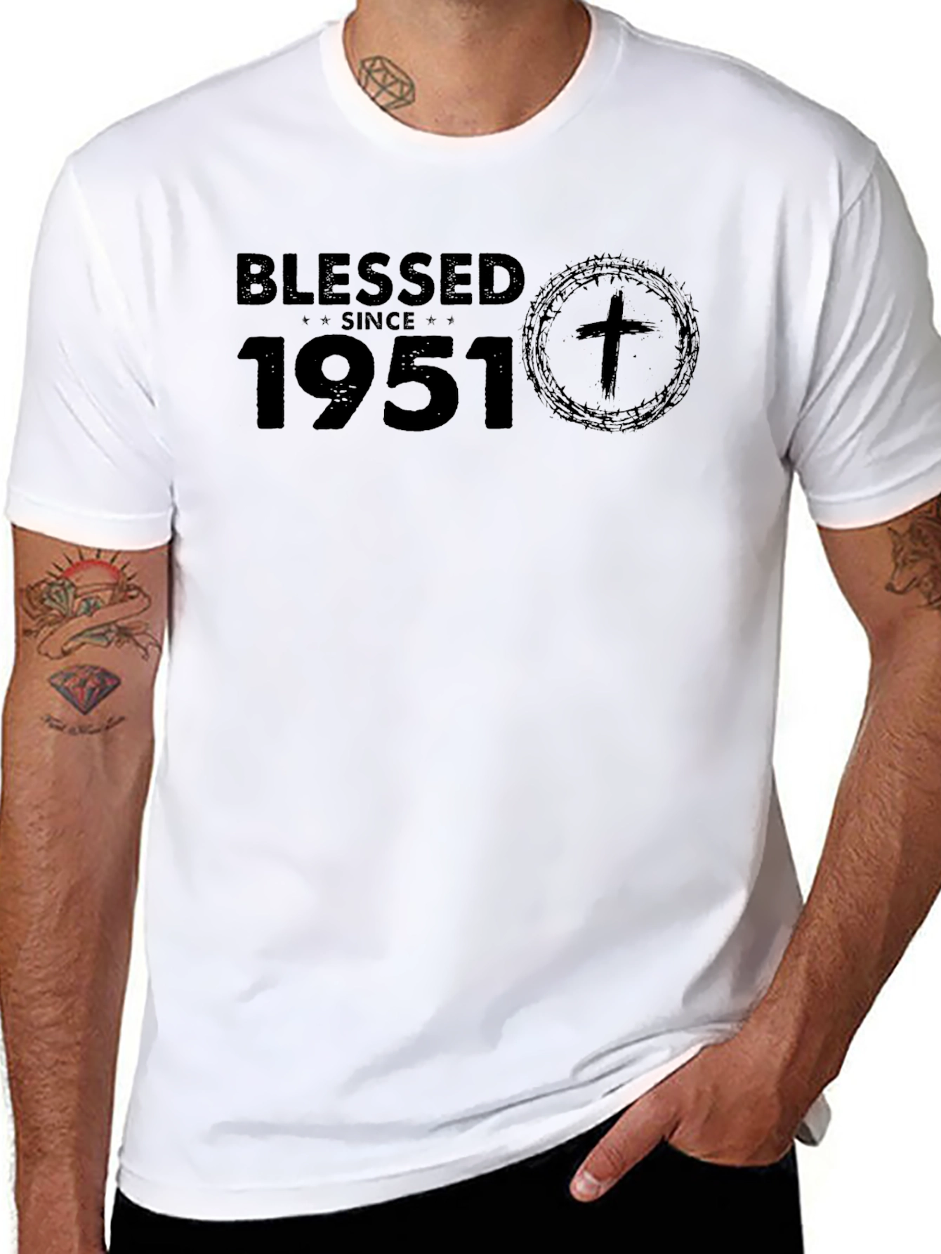 Blessed Since 1951 Graphic Tee