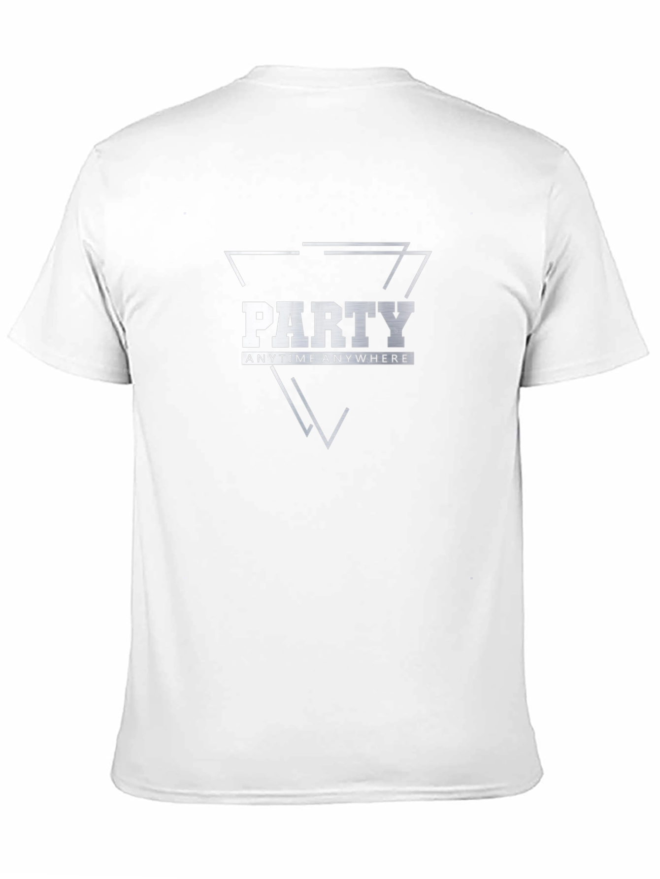 Party Anytime Anywhere Black Graphic Tee