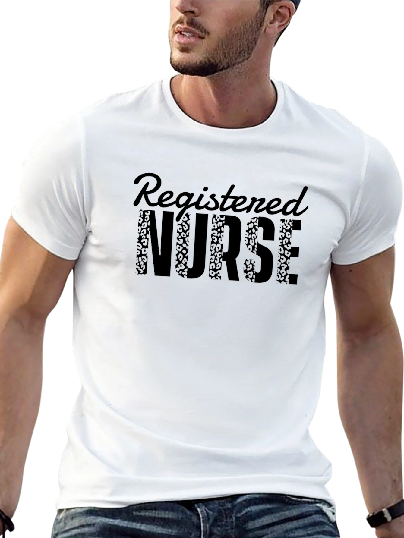 Registered Nurse Graphic Tee - Black